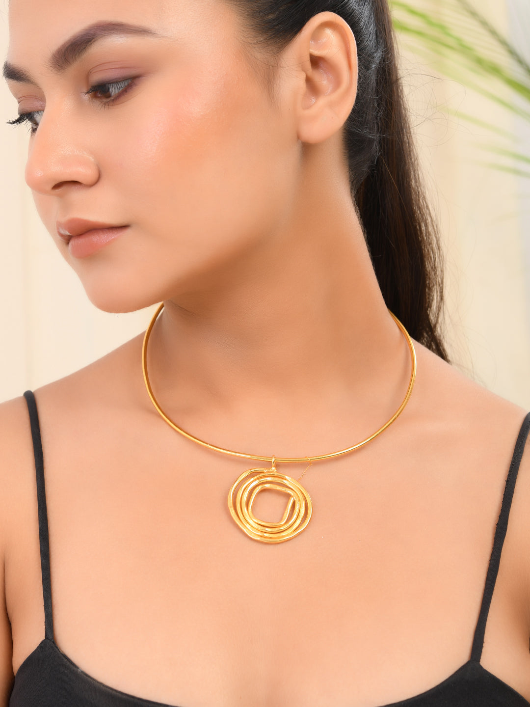 Gold plated hasli Necklace