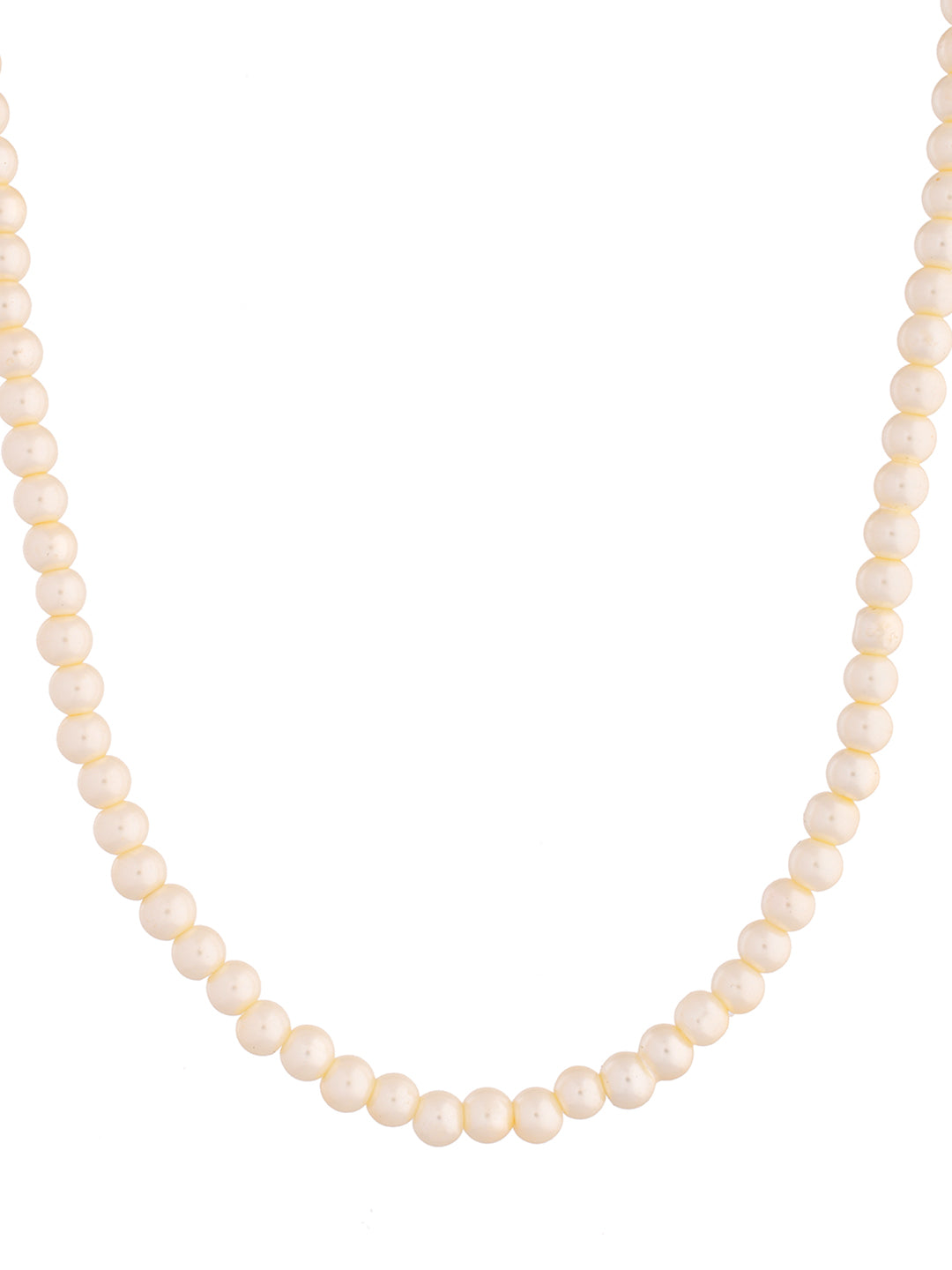 Gold Plated Pearl Beaded Necklace & Mala For Women