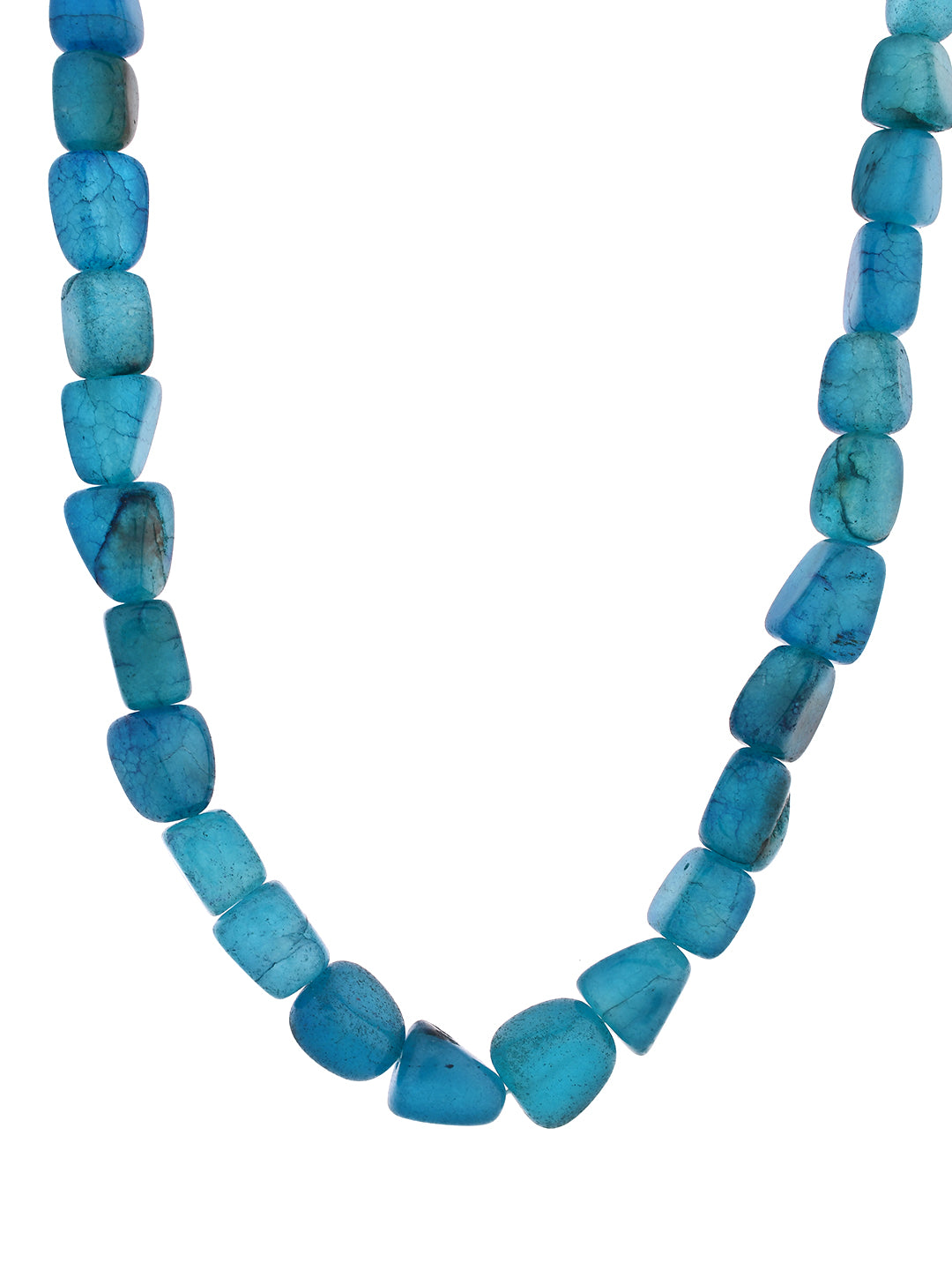 Traditional Blue Adjustable Necklace For Women | Ethnic Necklace & Mala