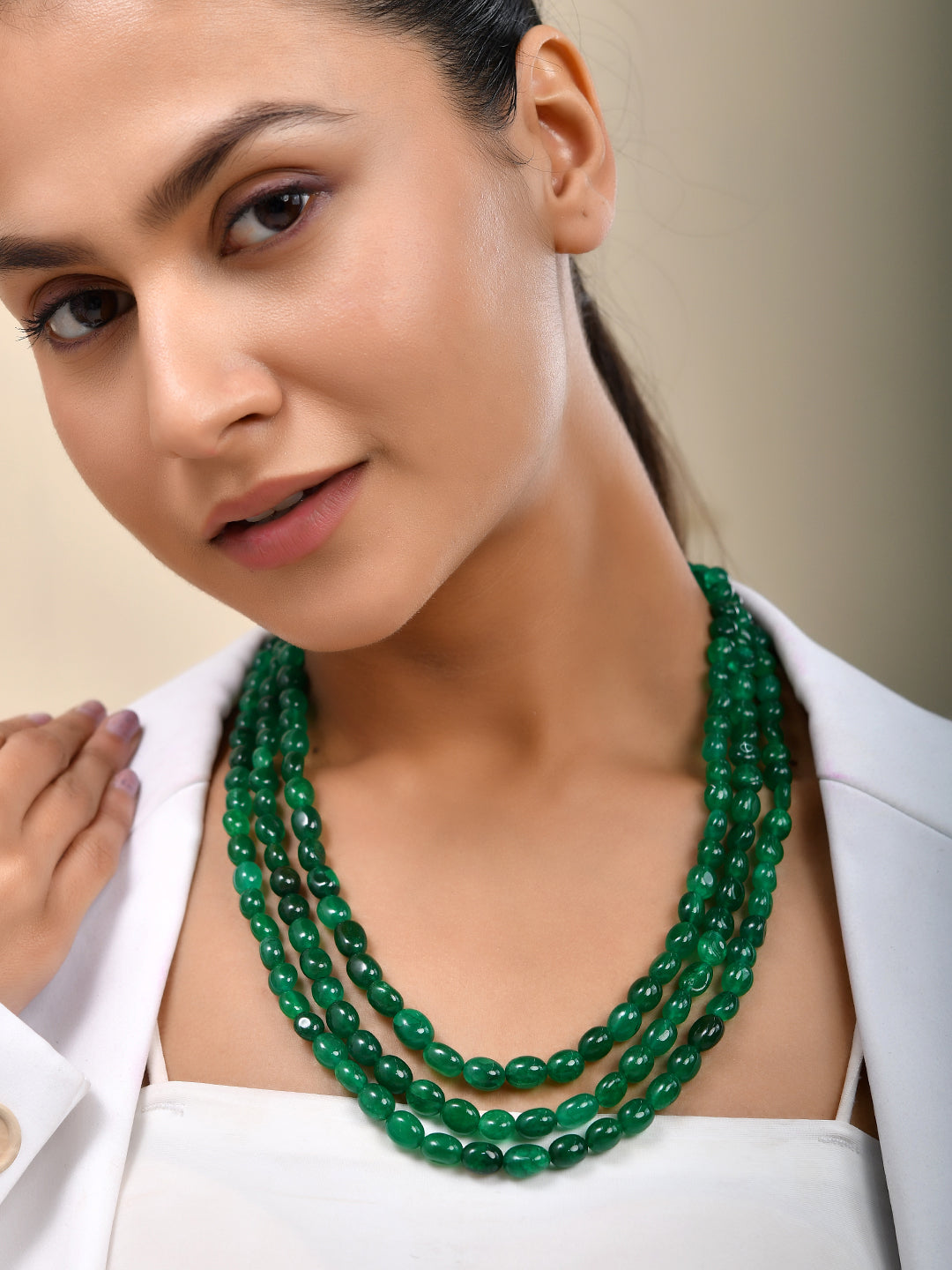 Handcrafted Multi-Strand Necklace With Adjustable Dori | Ethnic Jewellery For Women