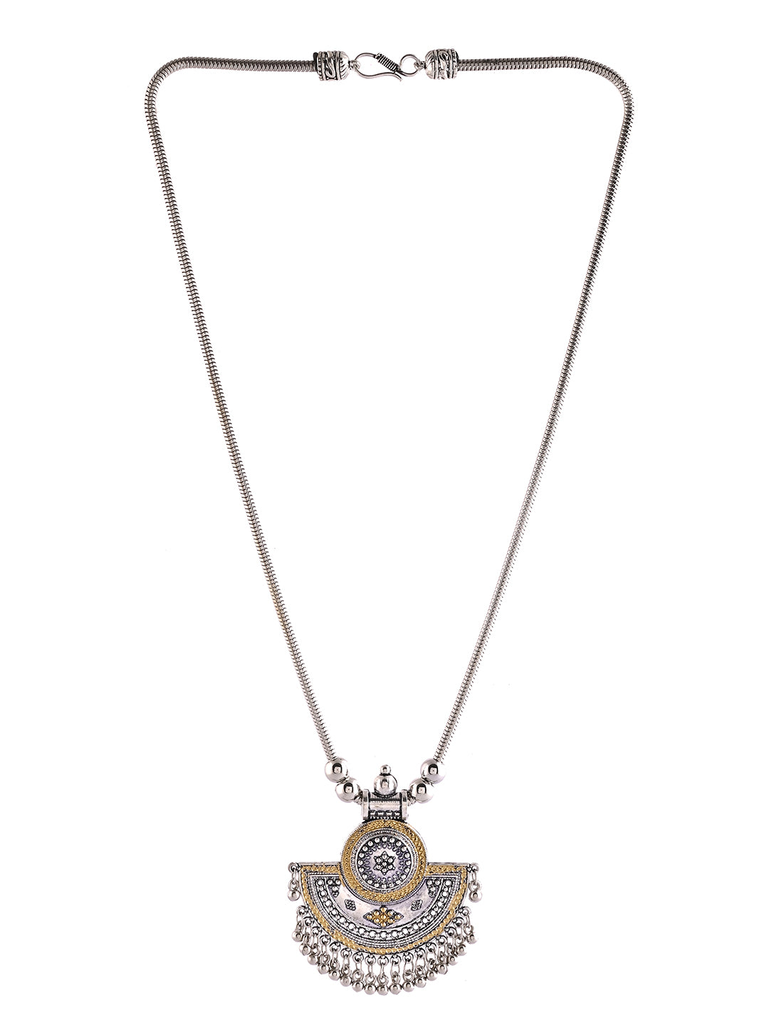 Oxidised Silver Plated Traditional Necklace For Women & Girls