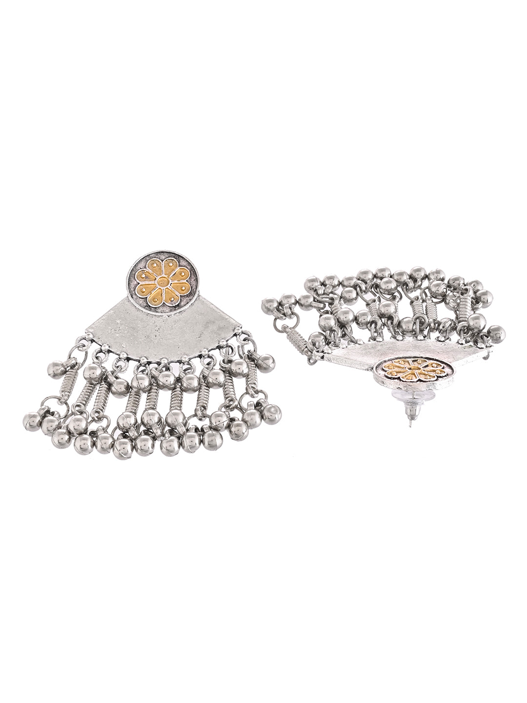 Ethnic Oxidised Necklace Set For Women |  Necklace With Earrings | Boho Jewellery