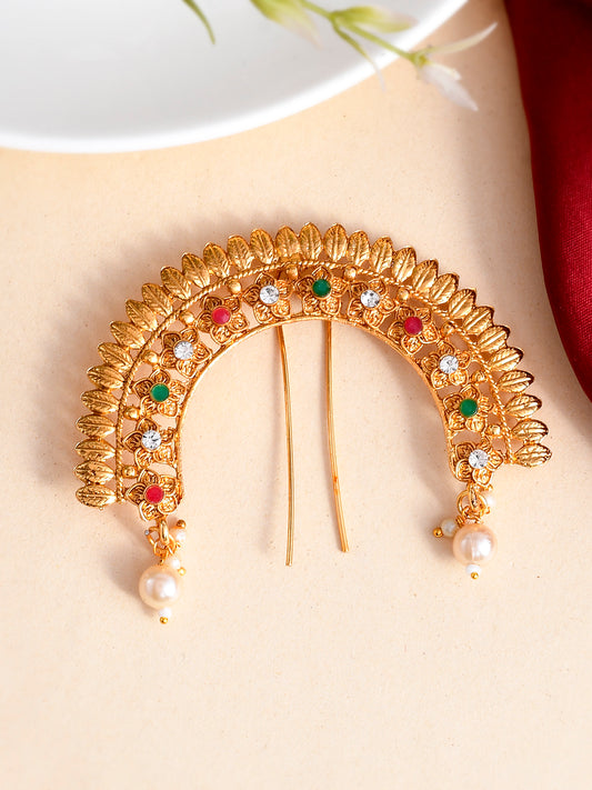 Gold Plated Traditional Wedding Hair Accessory for Women Online
