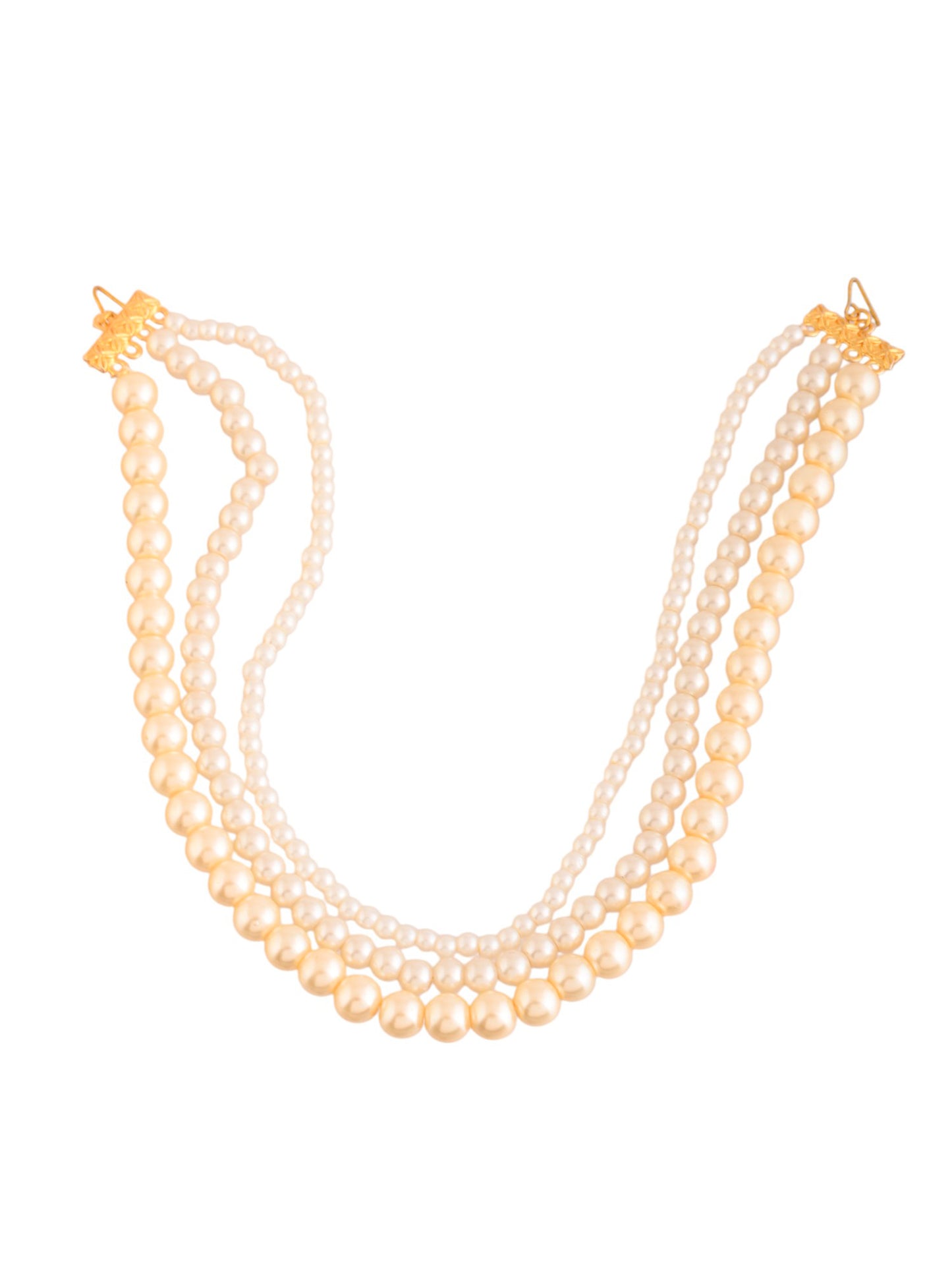 White  Pearl Matha Patti For Women | Head Jewellery