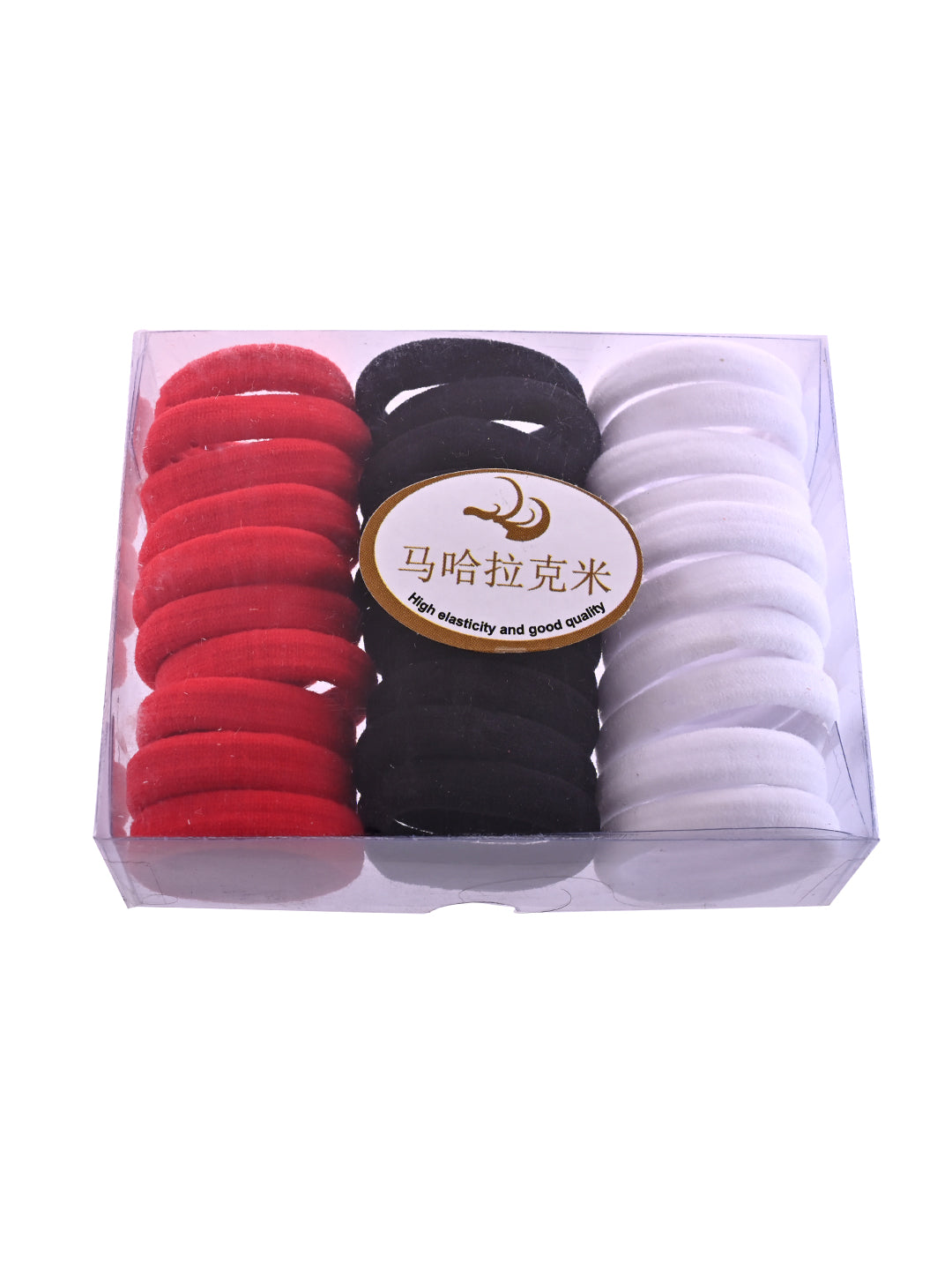 Premium Thick Fabric Hair Rubber Bands For Women & Girls