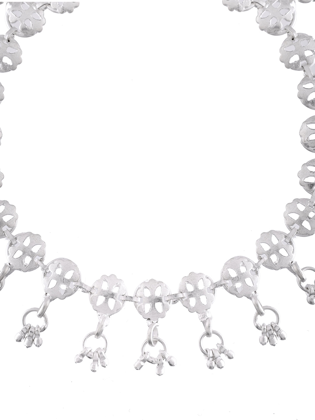 Traditional Ethnic Payal Set | Silver Plated Anklets For Women