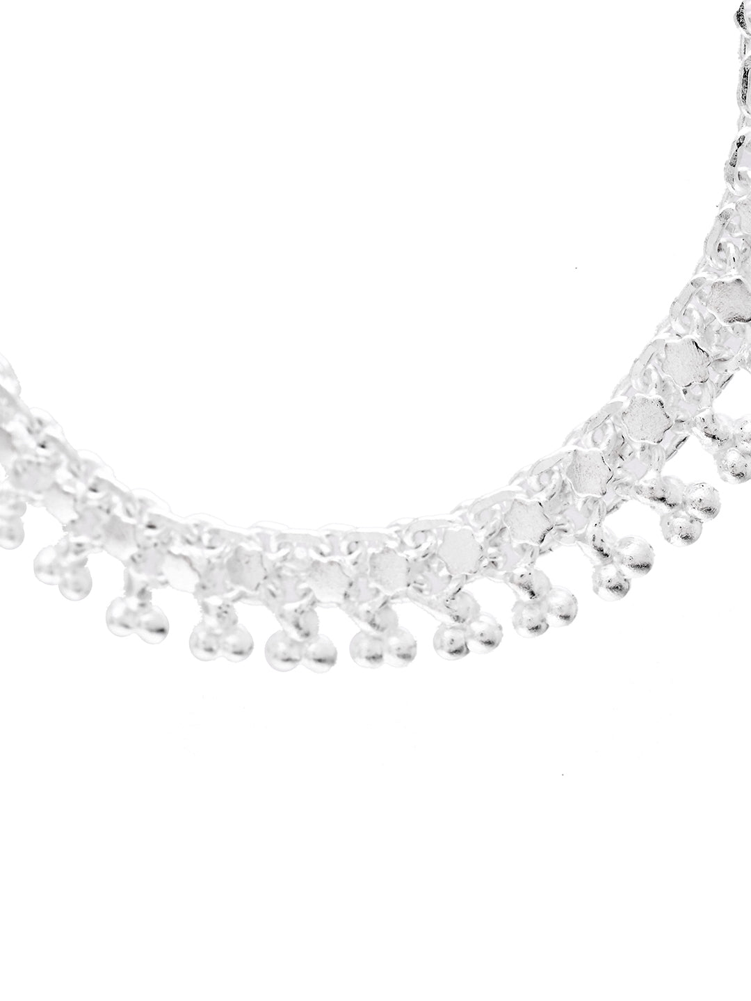 Designer Ethnic Silver Plated Payal For Women | Bridal Anklet