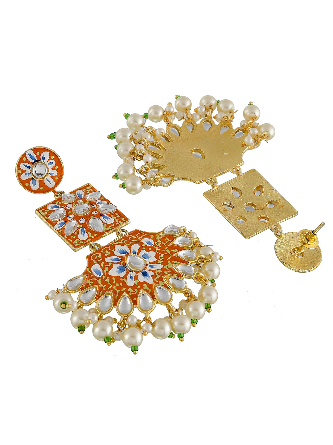 Buy Zaveri Pearls Peacock Inspired Earrings Online At Best Price @ Tata CLiQ