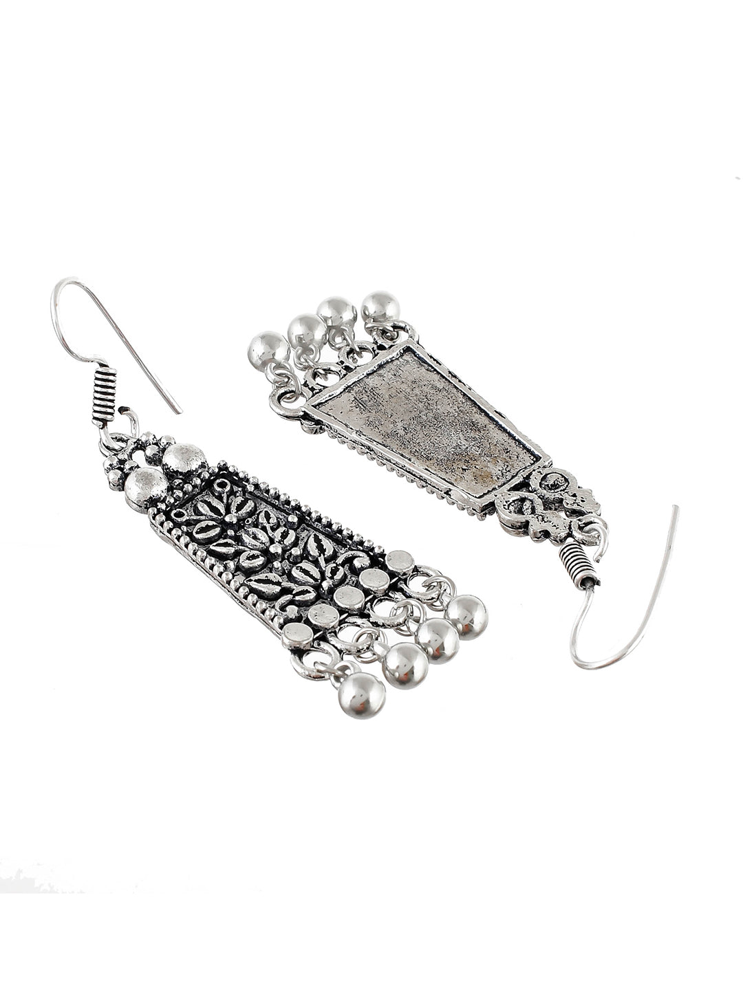 Oxidized Silver Plated Stylish Earrings For Women