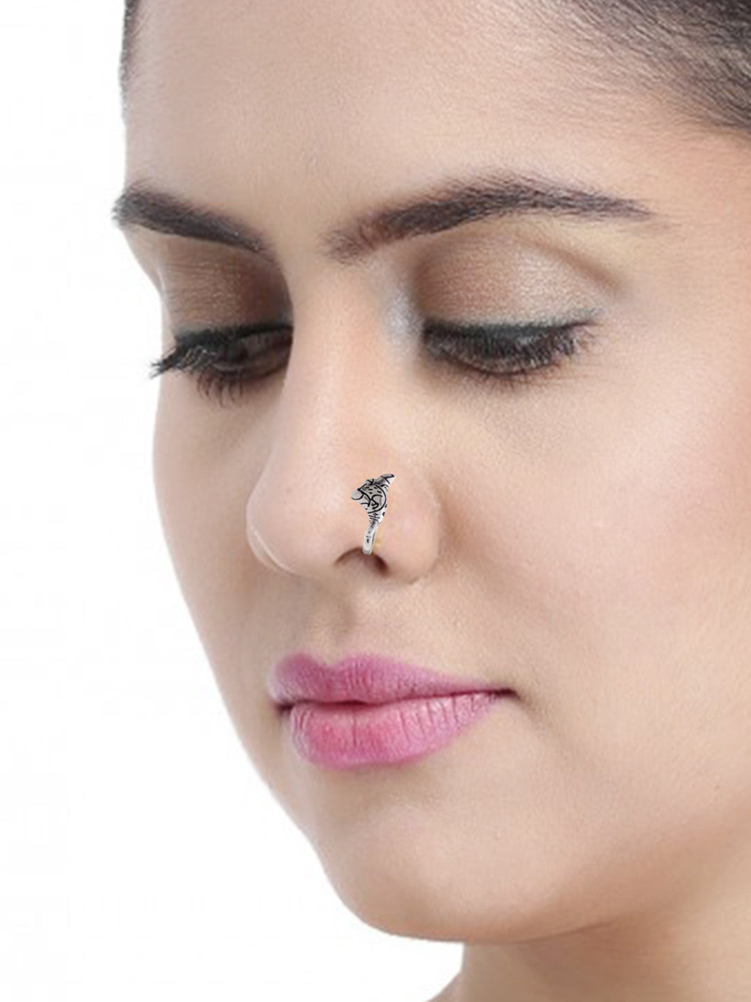 Silver Nose Piercing Fake | Piercing Nose Star Silver | Silver Piercing Ear  Rings - 1pc - Aliexpress