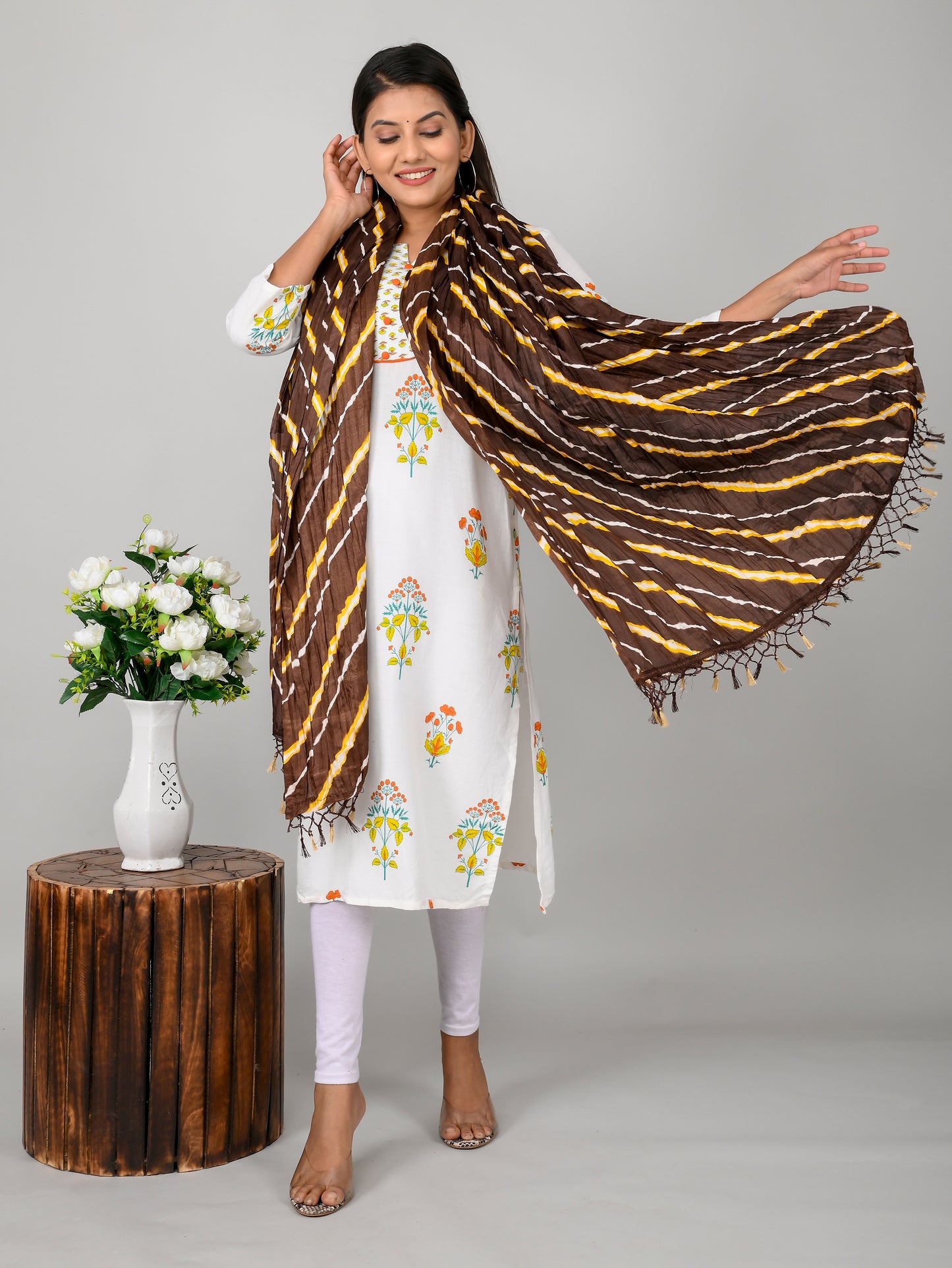 Chinon Silk Leheriya Crushed Dupatta.Dupatta, Silk Dupatta. Leheriya dupatta, dupatta online, dupatta for women