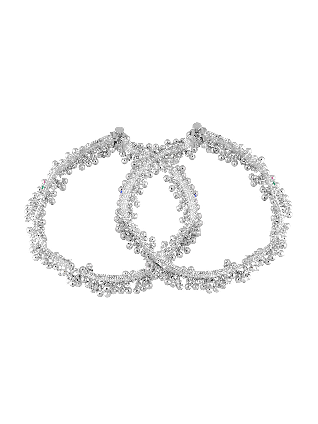 Traditional Silver Plated Daily Wear Payal & Anklet For Women