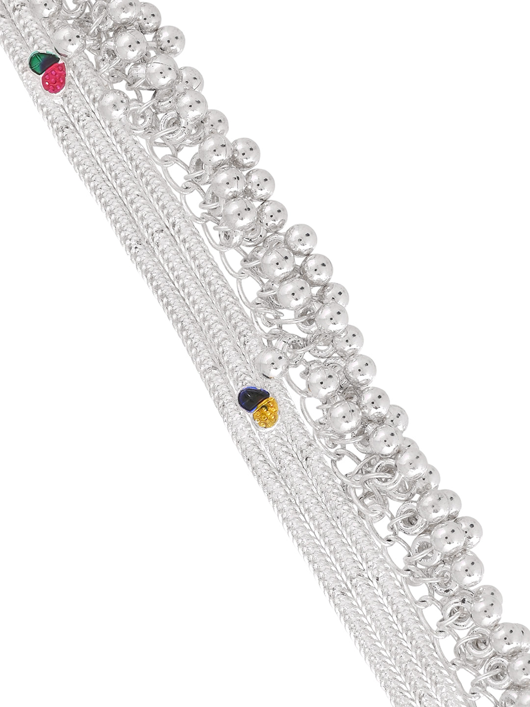 Traditional Silver Plated Daily Wear Payal & Anklet For Women