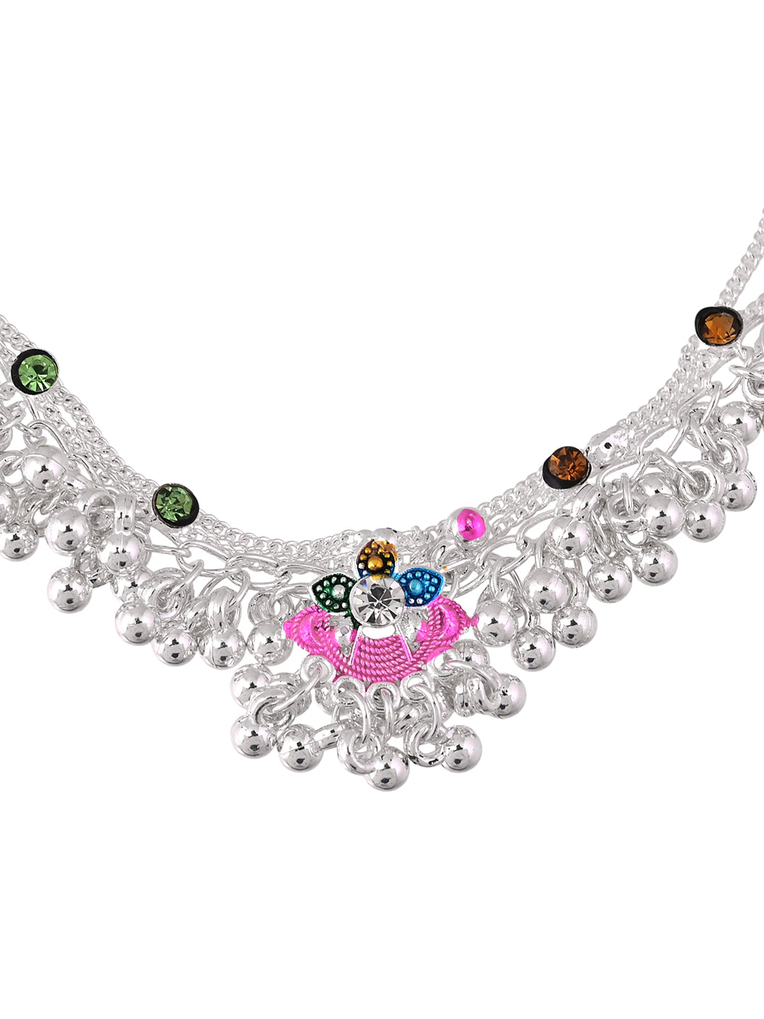 Traditional Silver Plated Ethnic Bridal Anklet & Payal For Women