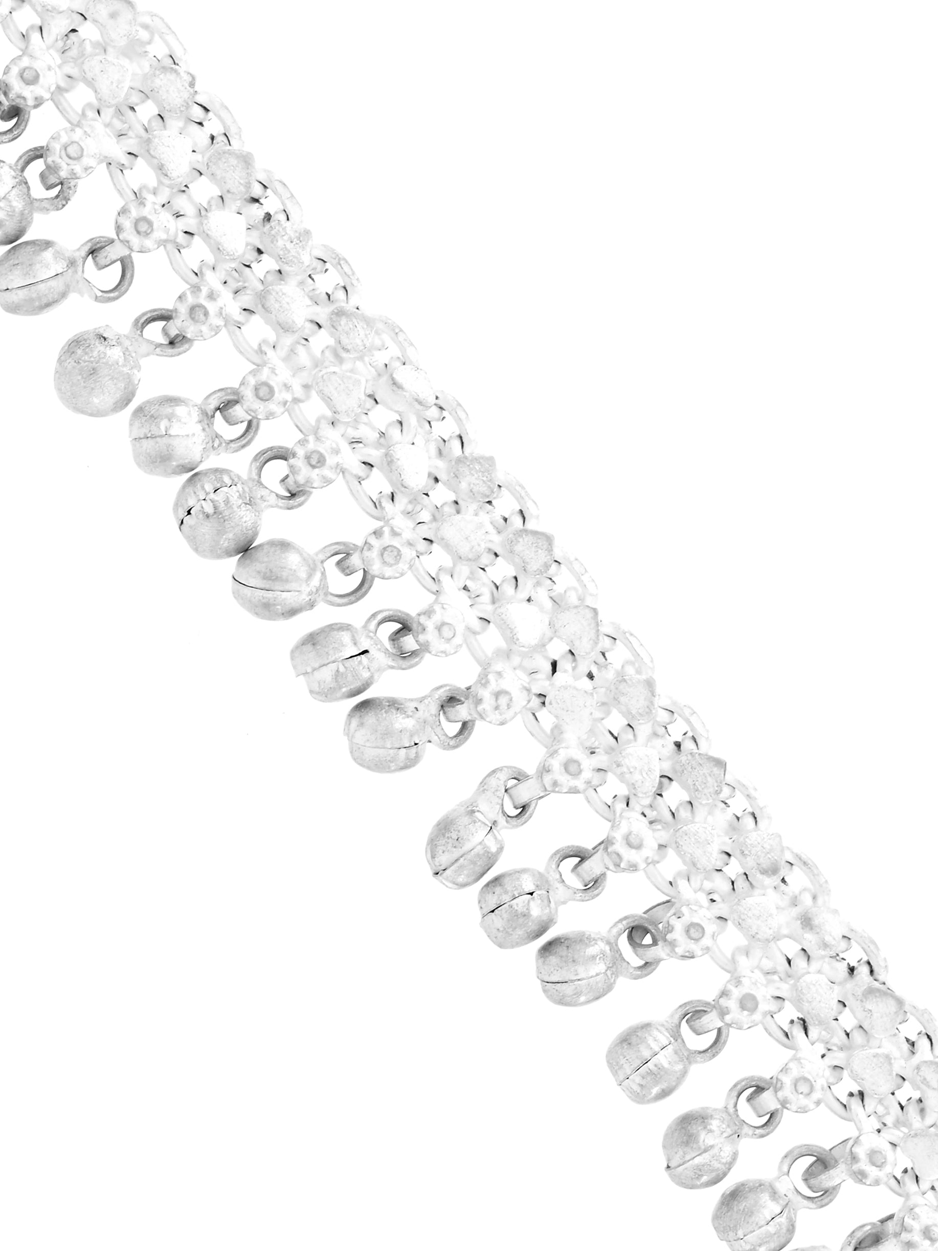 Traditional Ghungroo Anklet for Women | Ethnic Payal Design | Adjustable Chain Anklet