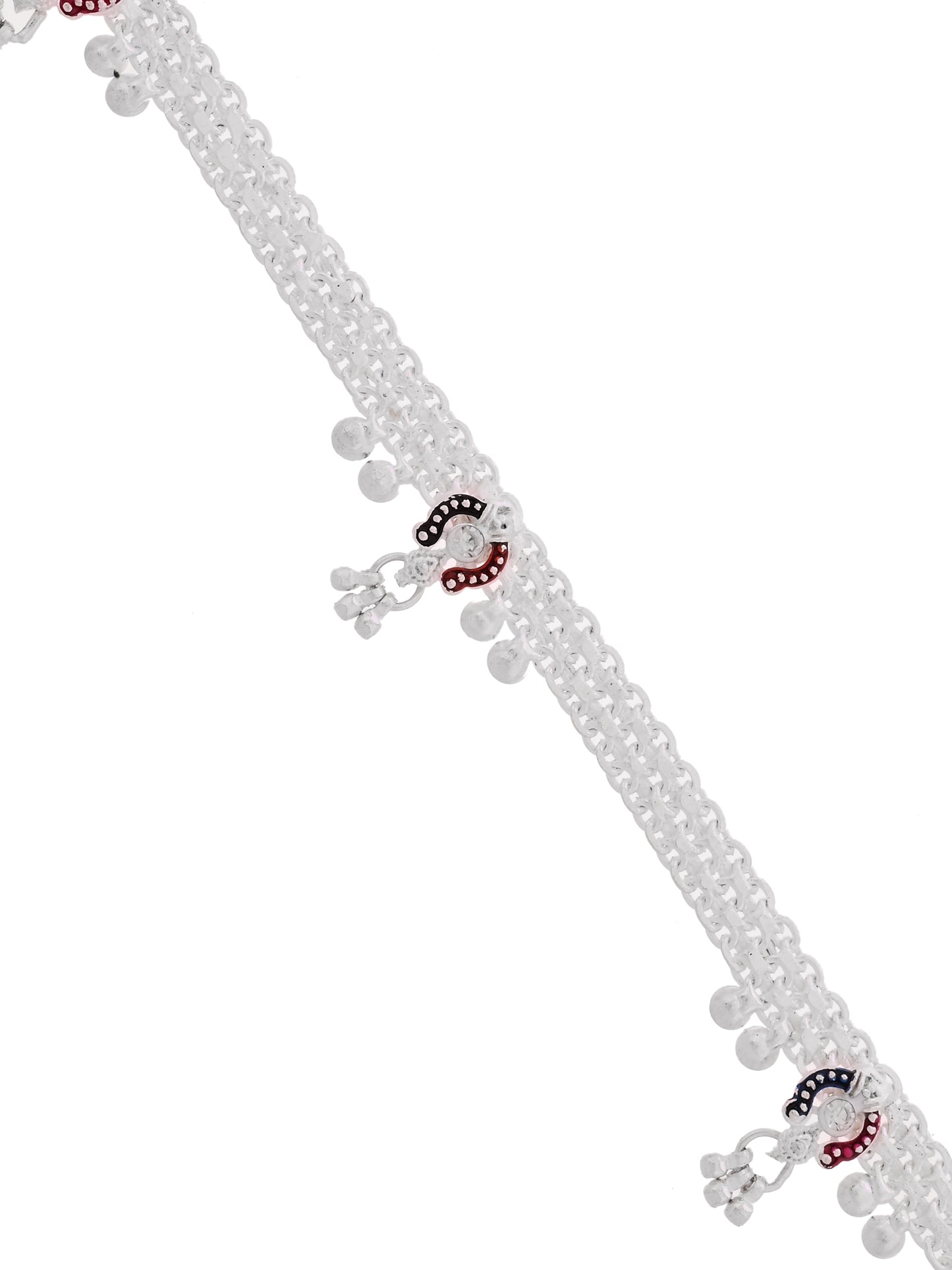 Traditional Charm Anklet for Women & Girls with Charms and Adjustable Chain
