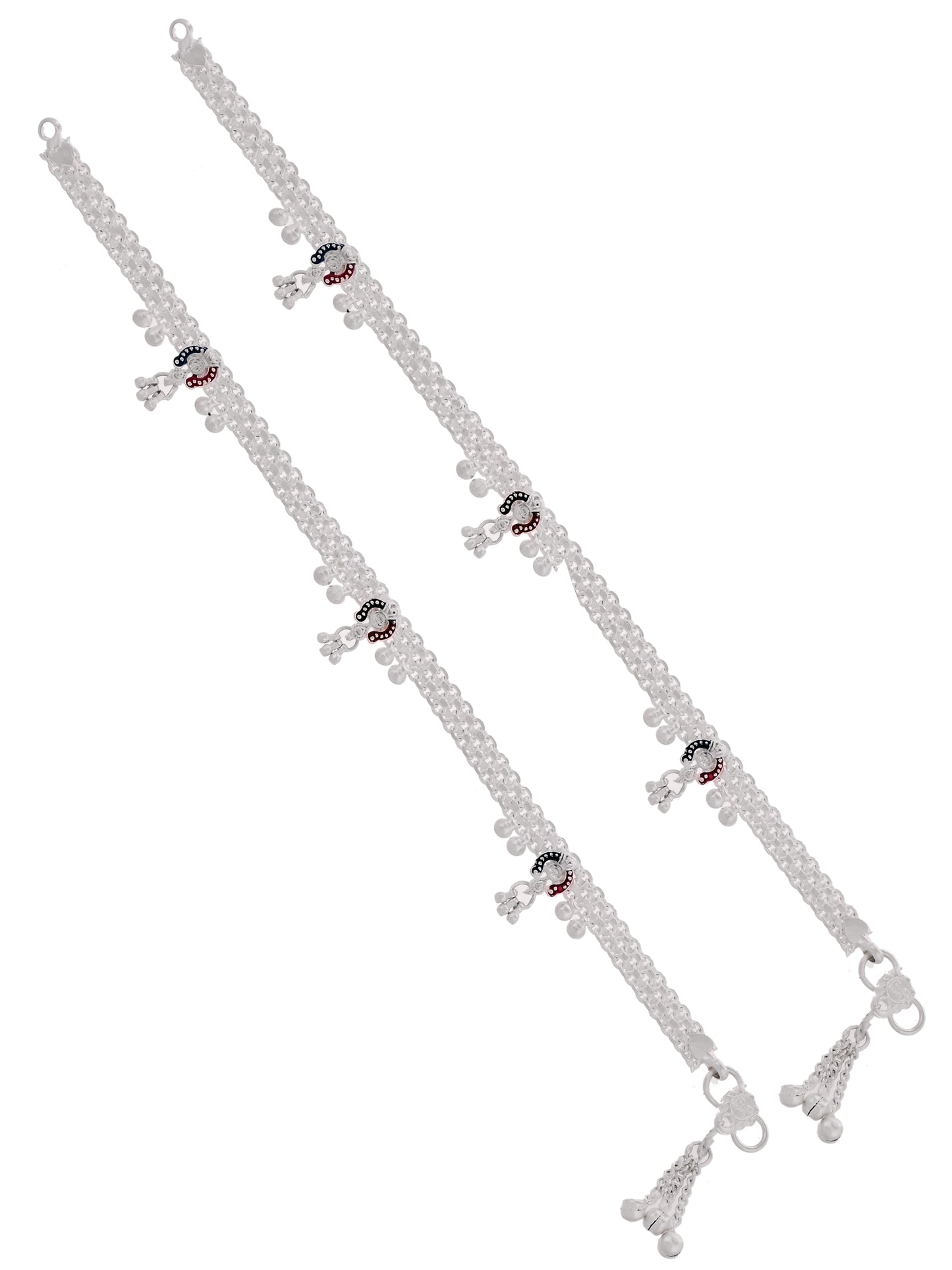 Traditional Charm Anklet for Women & Girls with Charms and Adjustable Chain
