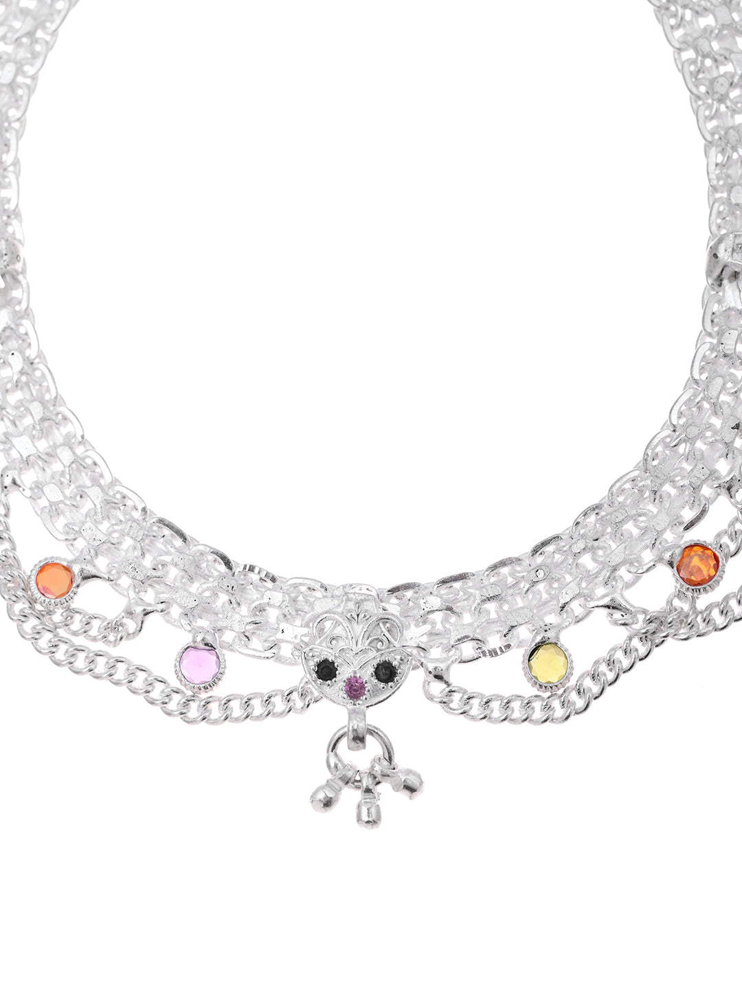 Traditional Silver Payal & Anklet For Women & Girls