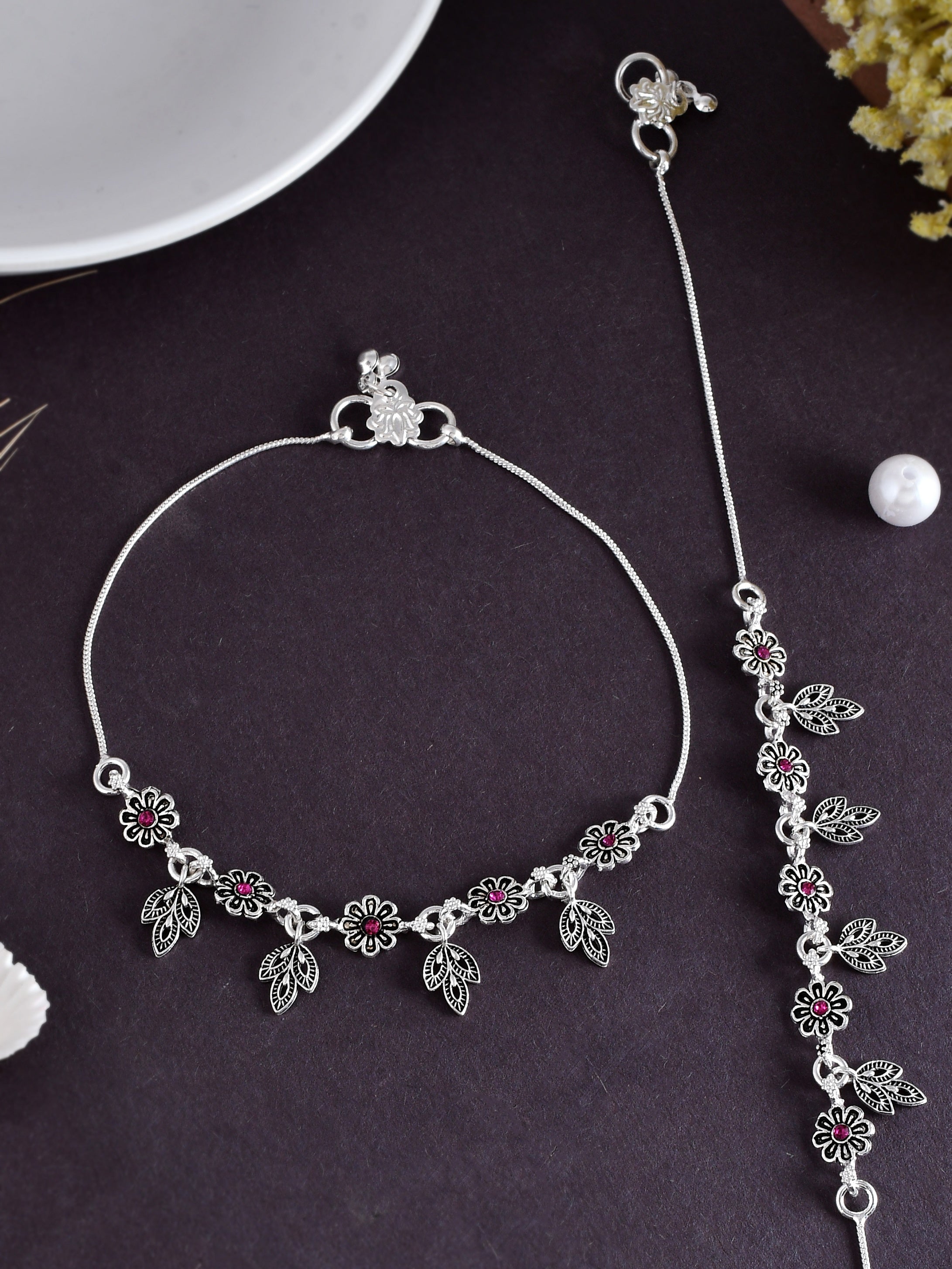 Anklets Buy Anklet For Women Online in India at Best Prices Rs450 Silvermerc Designs