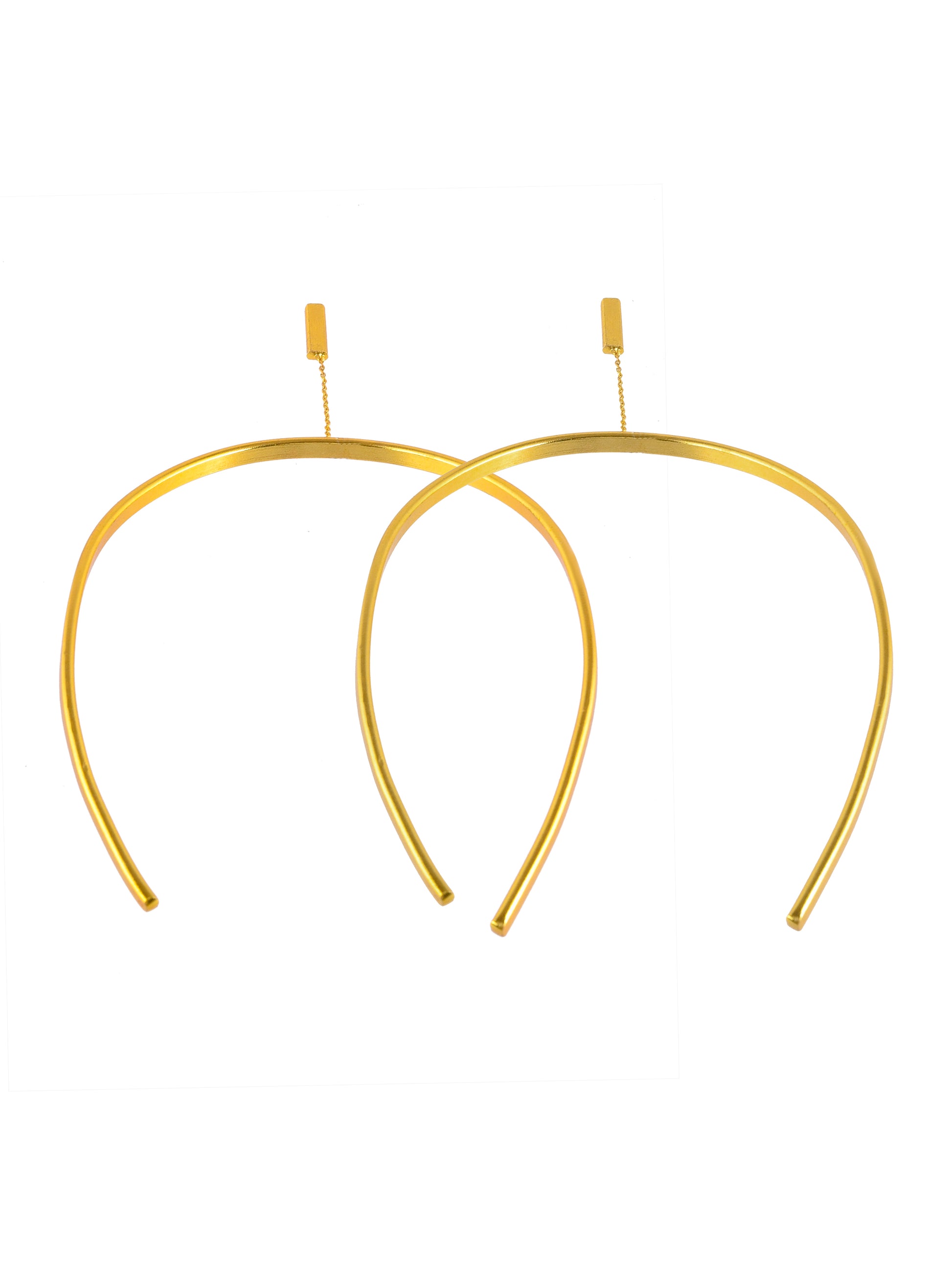 Set Of 2 Gold-Plated Contemporary Designer Barefoot Anklets