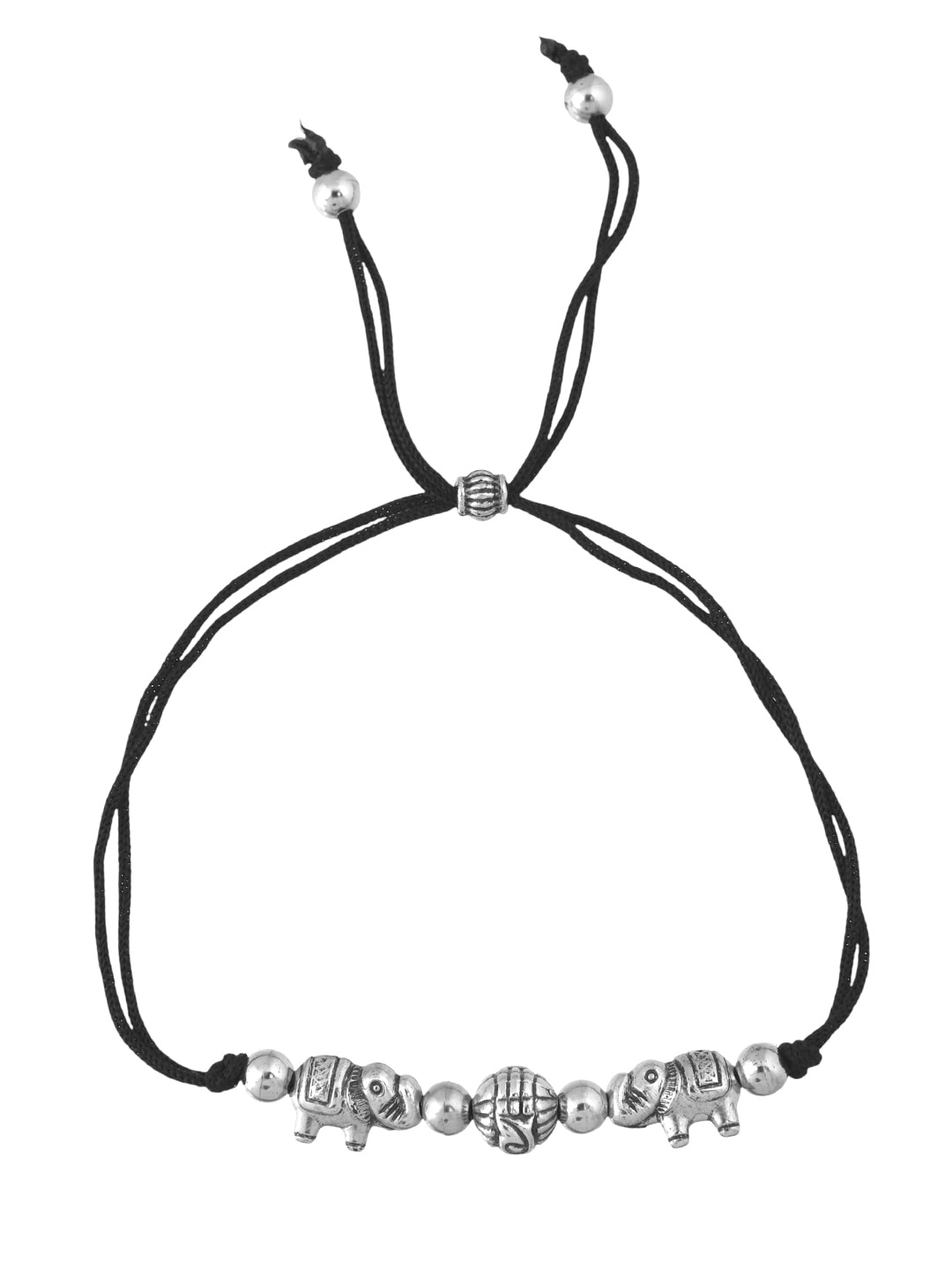 Daily wear Charm Adjustable Black Thread Bracelet | Good Luck Protection Bracelet For Women
