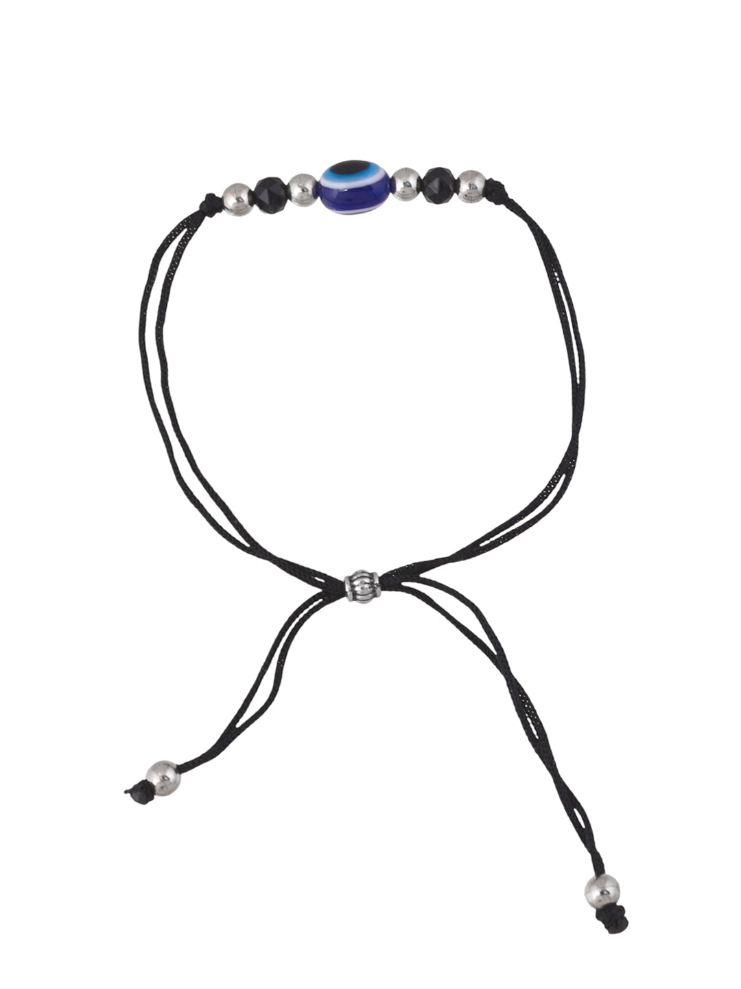Blue Evil Eye Adjustable Black Thread Bracelet For Women | Protection Bracelet For Women