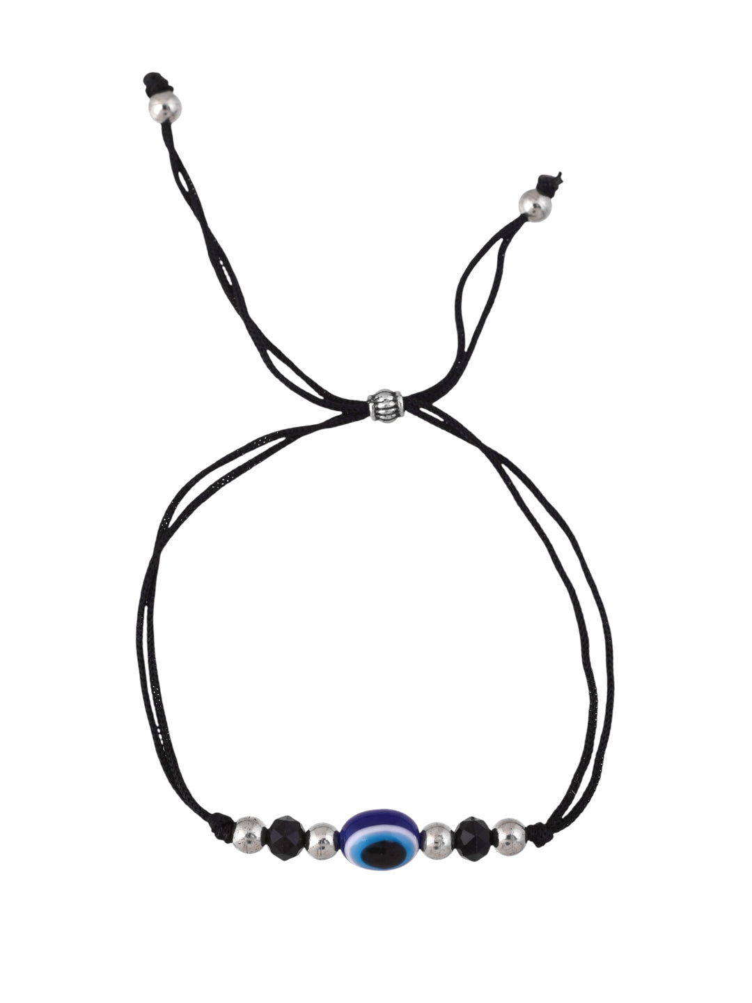 Blue Evil Eye Adjustable Black Thread Bracelet For Women | Protection Bracelet For Women