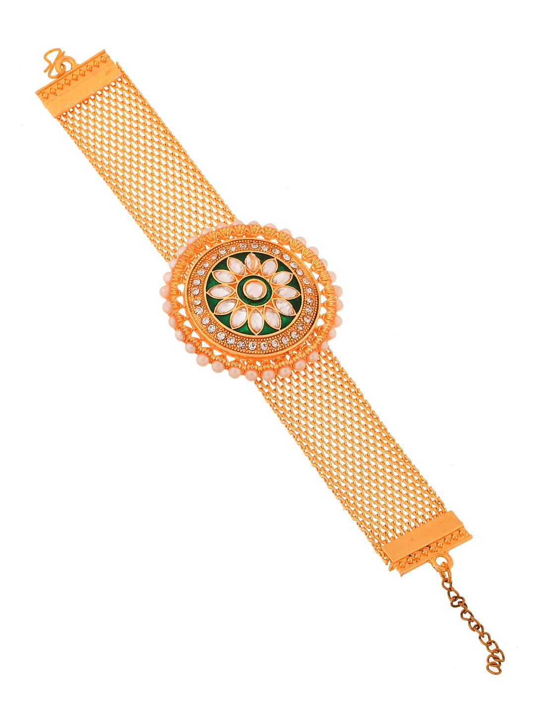 Kundan bracelet clearance watch