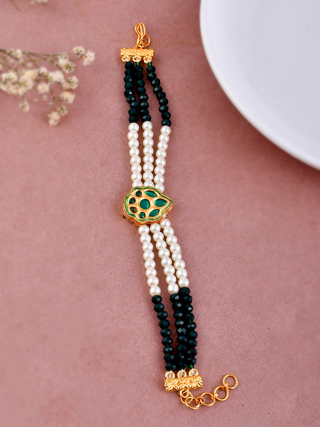 Pearl Rakhi Beaded Bracelets for Women Online
