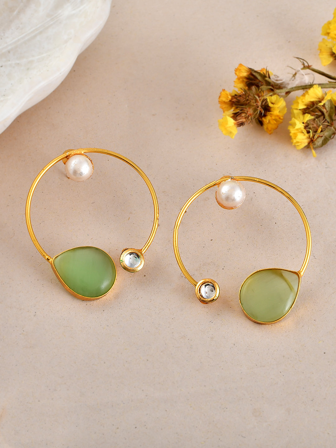 Circular Hoop Earrings