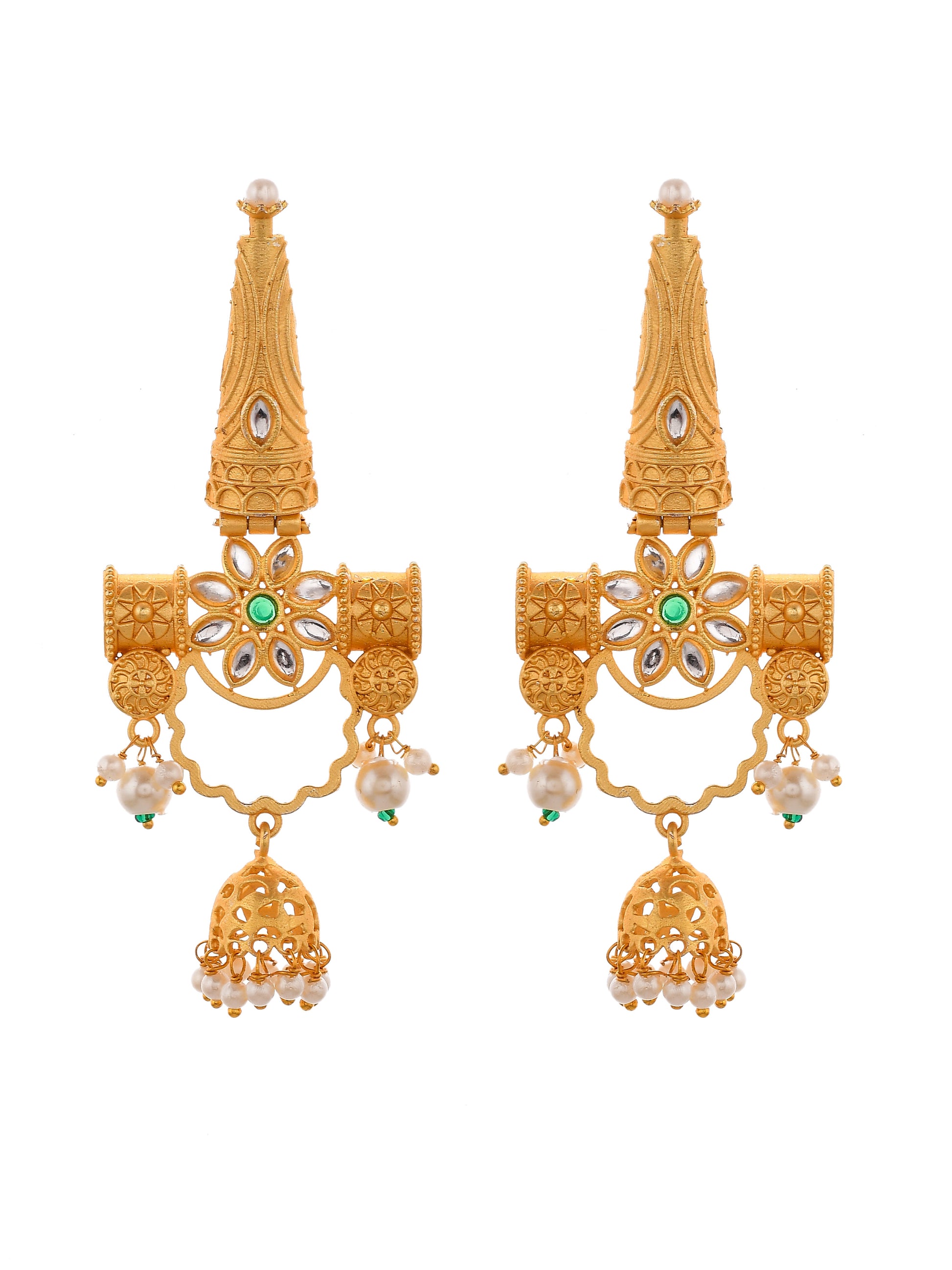 Long traditional Jhumki Earrings