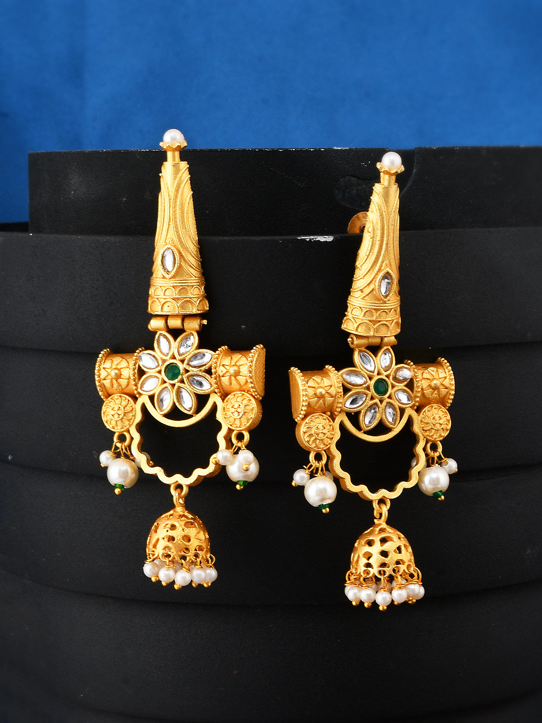 Long traditional Jhumki Earrings