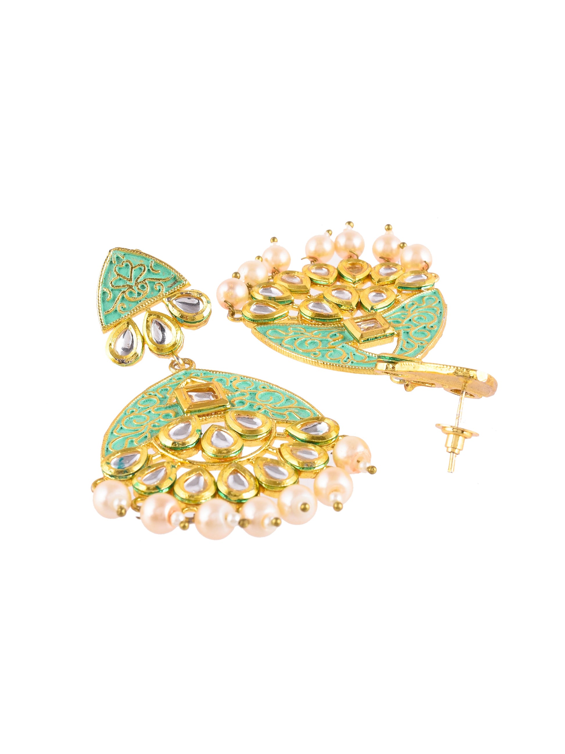 Kundan minakari Earrings