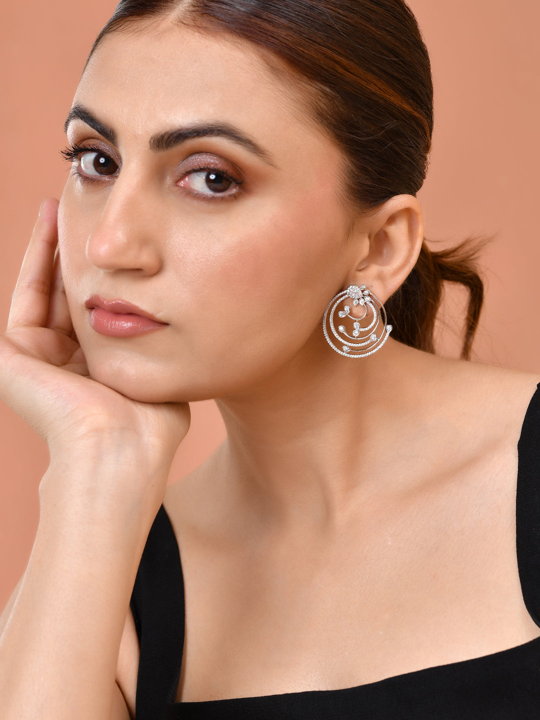 Designer AD Drop & Stud Earrings | Party Wear Wedding Earrings