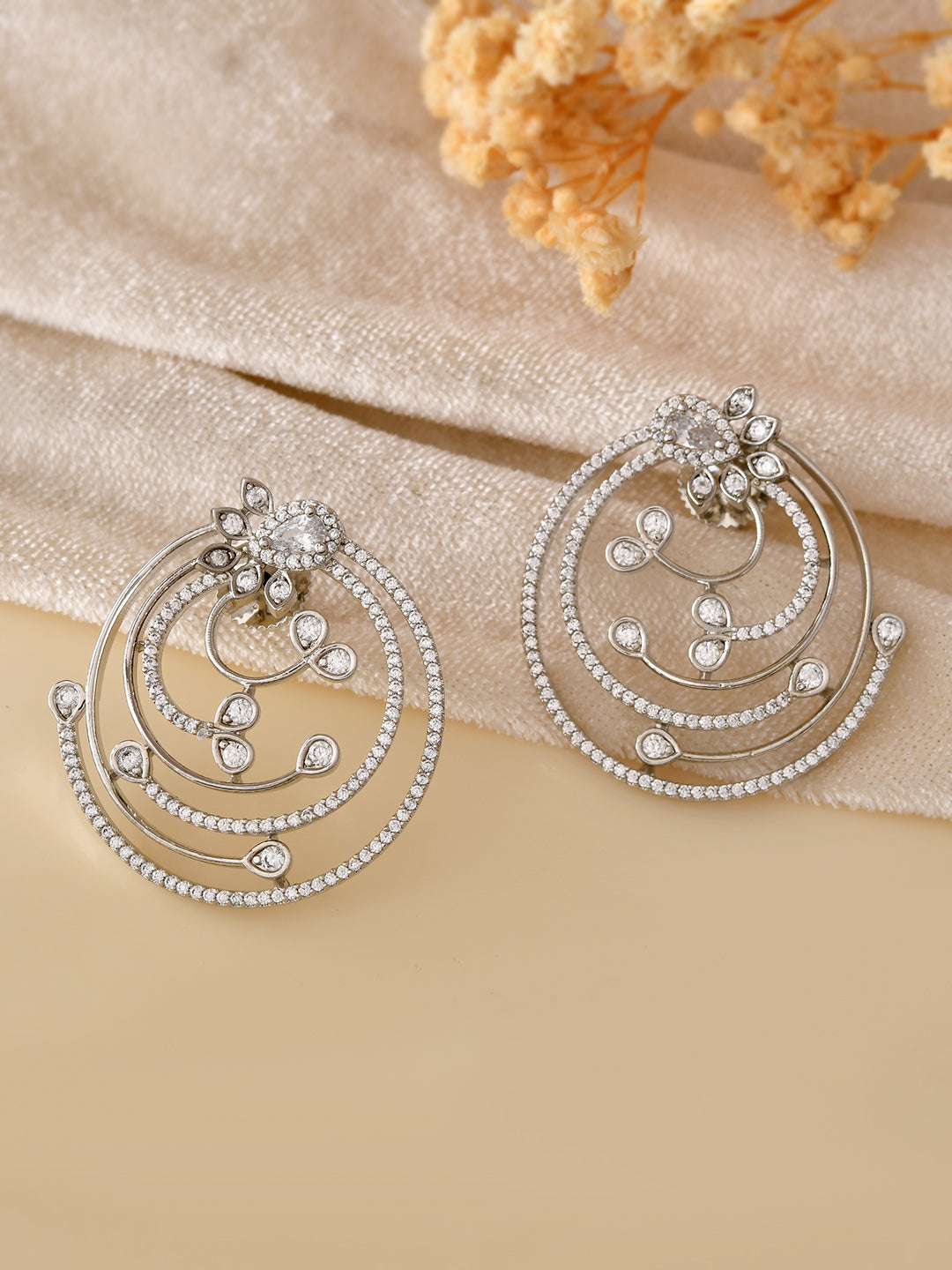 Designer AD Drop & Stud Earrings | Party Wear Wedding Earrings
