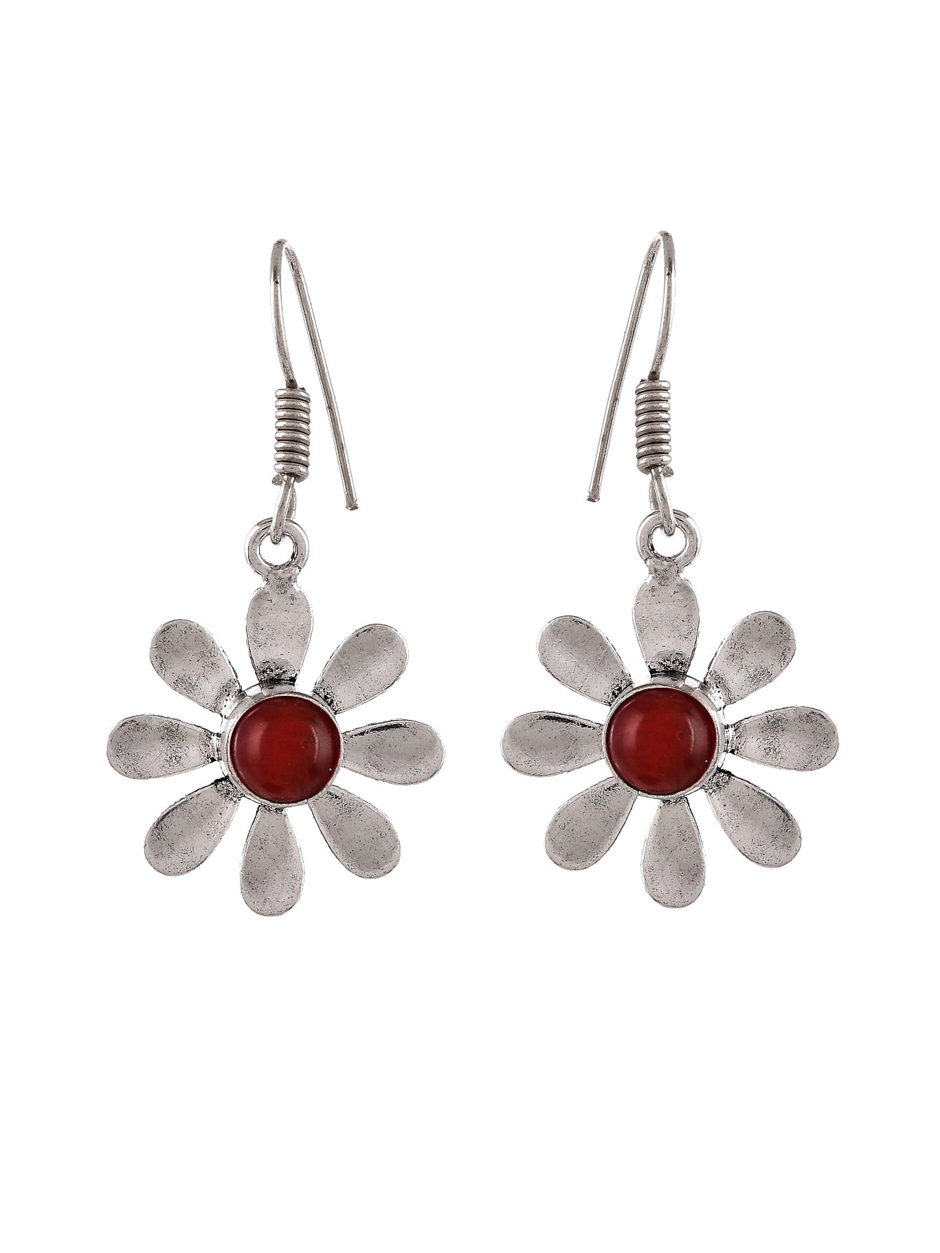 Red Coral Earrings by Arviso - The Crosby Collection Store