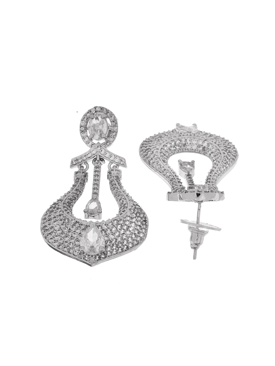American Diamond & CZ Drop Earrings For Women & Girls