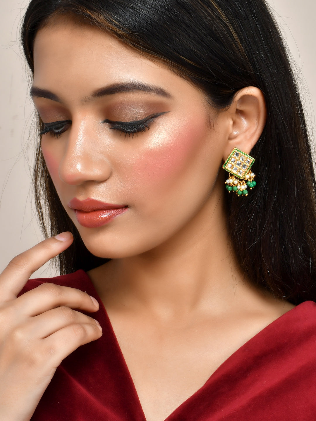 Kundan Stud Earrings