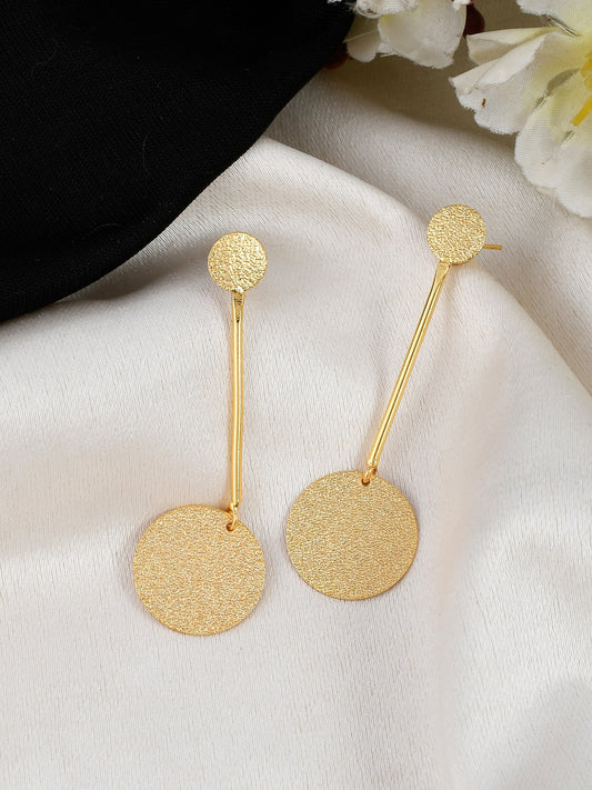 Gold Plated Pendulum Earrings