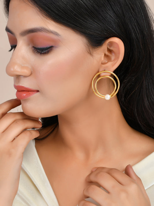 Handmade Multi Circular Earrings