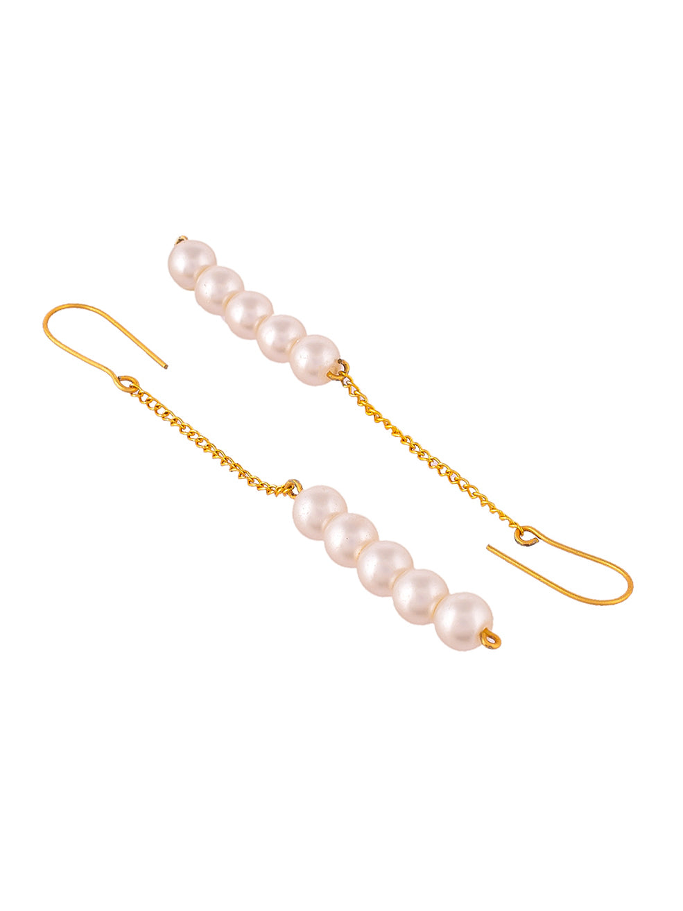 Western Long Pearl Chain Earrings for women
