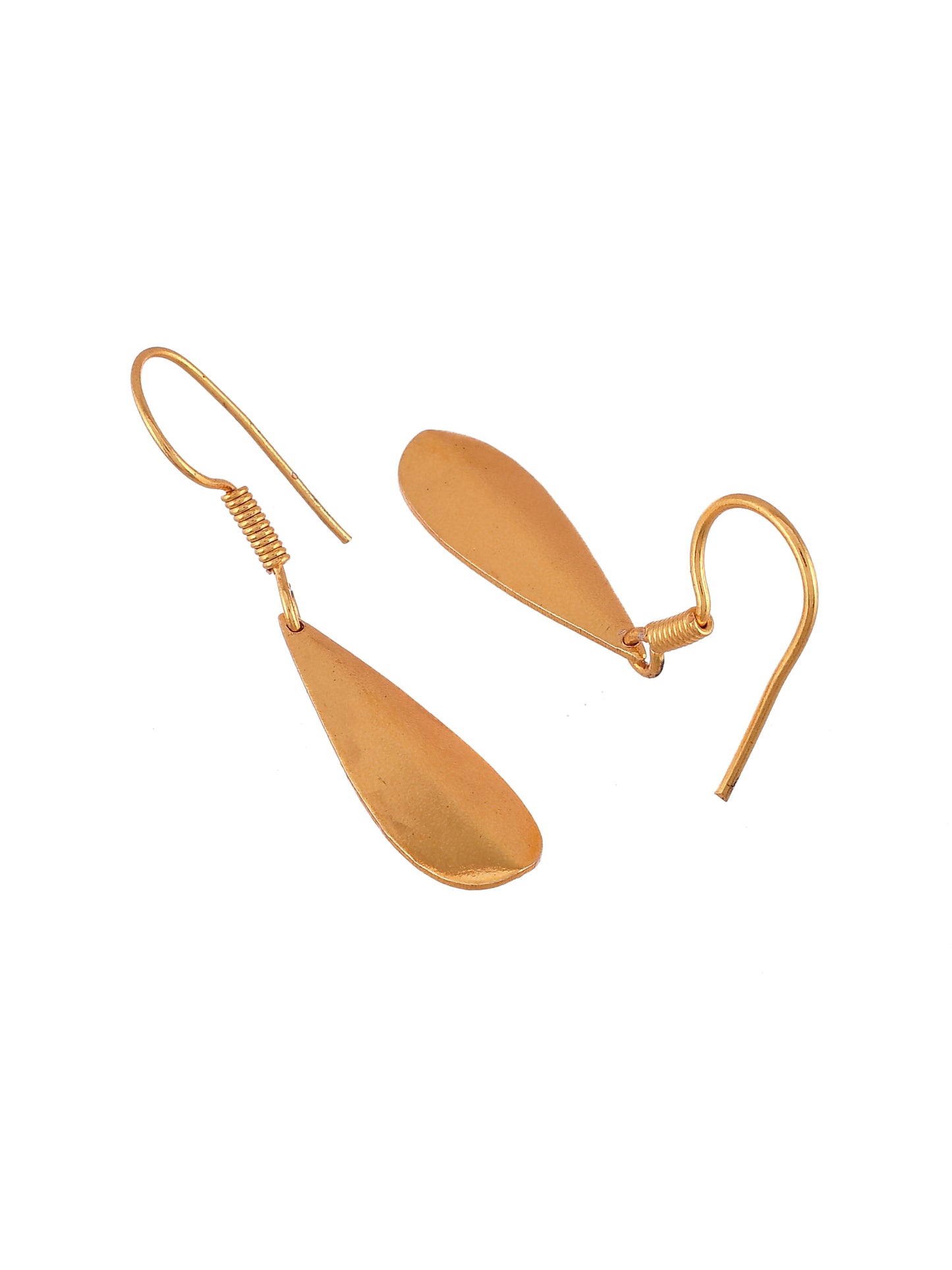 Gold Plated Leaf Earrings