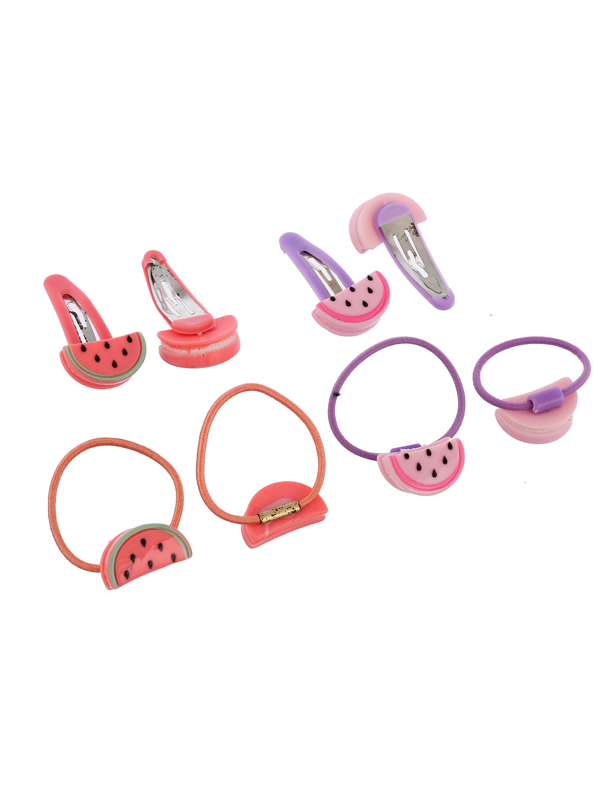 Set of 8 Watermelon Hair Accessory Set Online at Silvermerc | SBHA24C ...