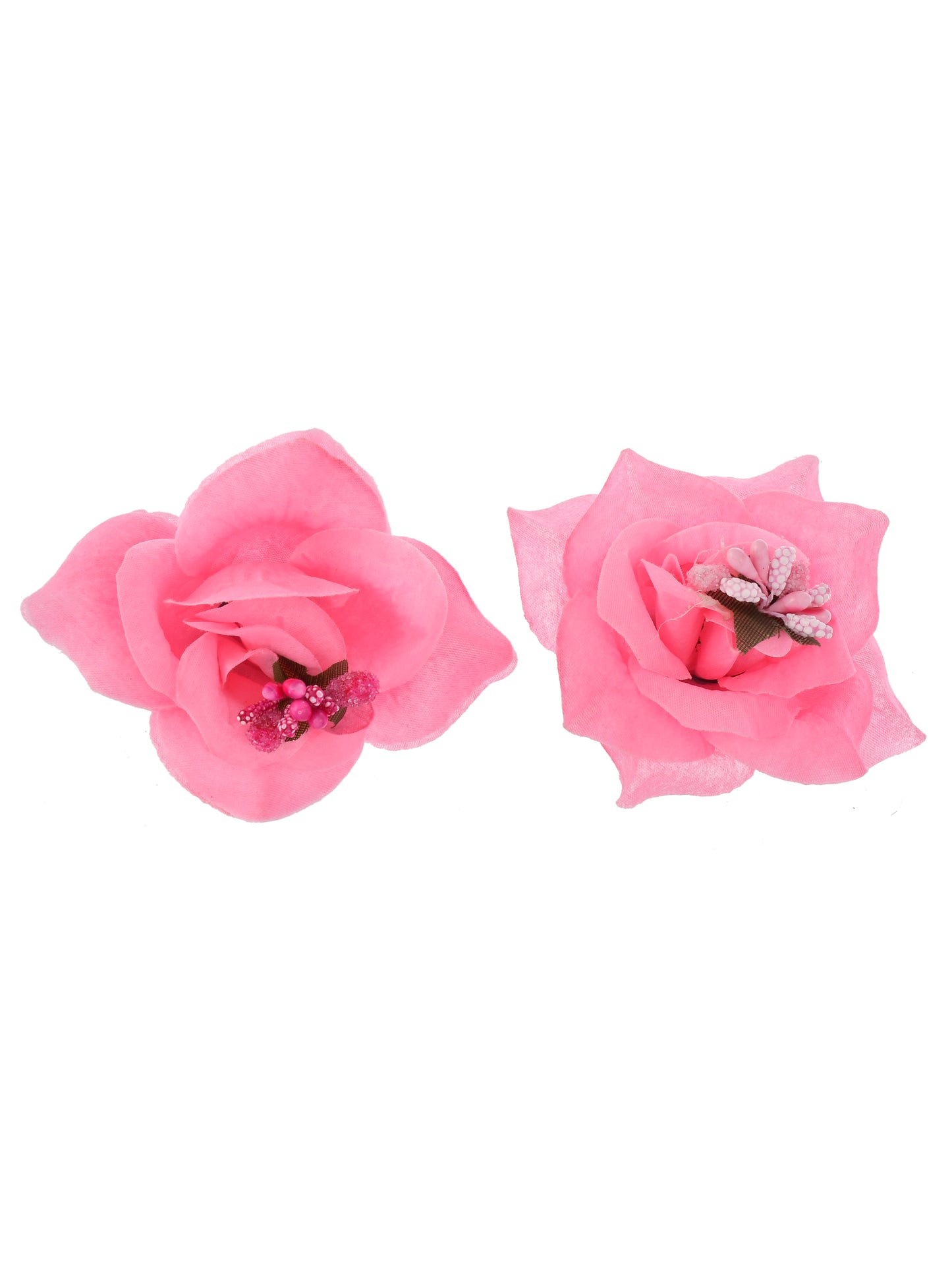 Artificial Baby Pink Rose Flower Hair Accessory