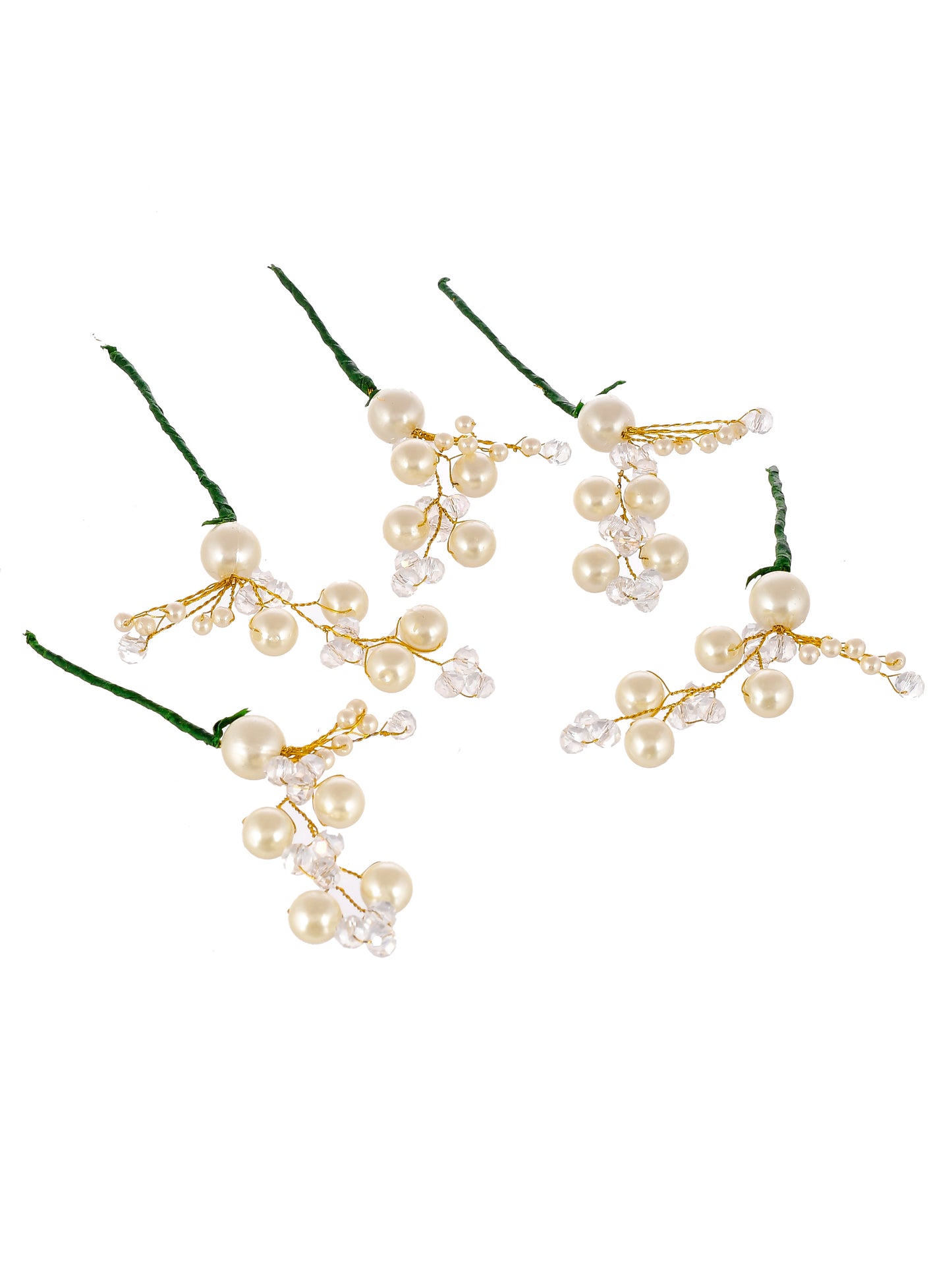 Bridal Beads Floral U Pin