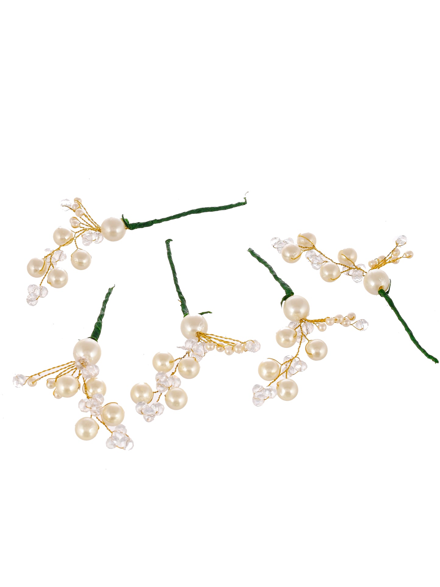Bridal Beads Floral U Pin