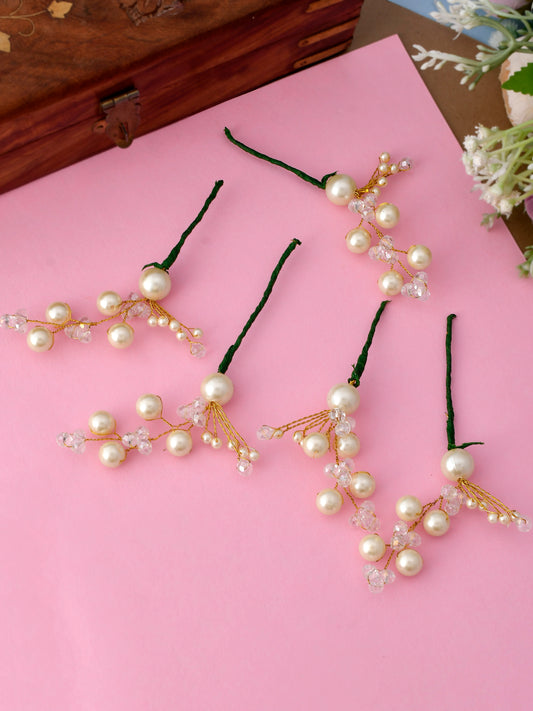 Bridal Beads Floral U Pin - Hair Accessories for Women Online