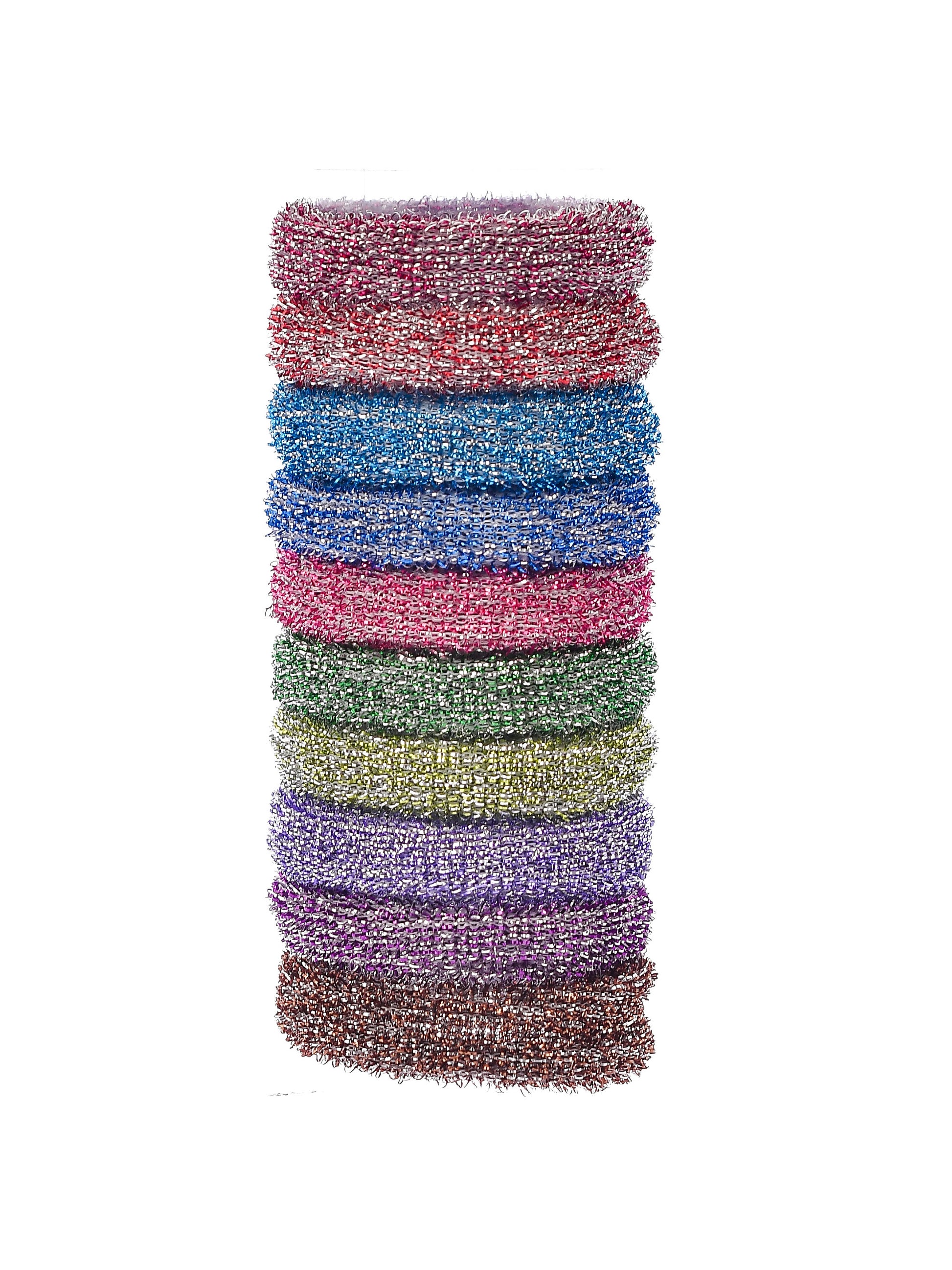 Set of 12 Multi Colored Ponytail Holders