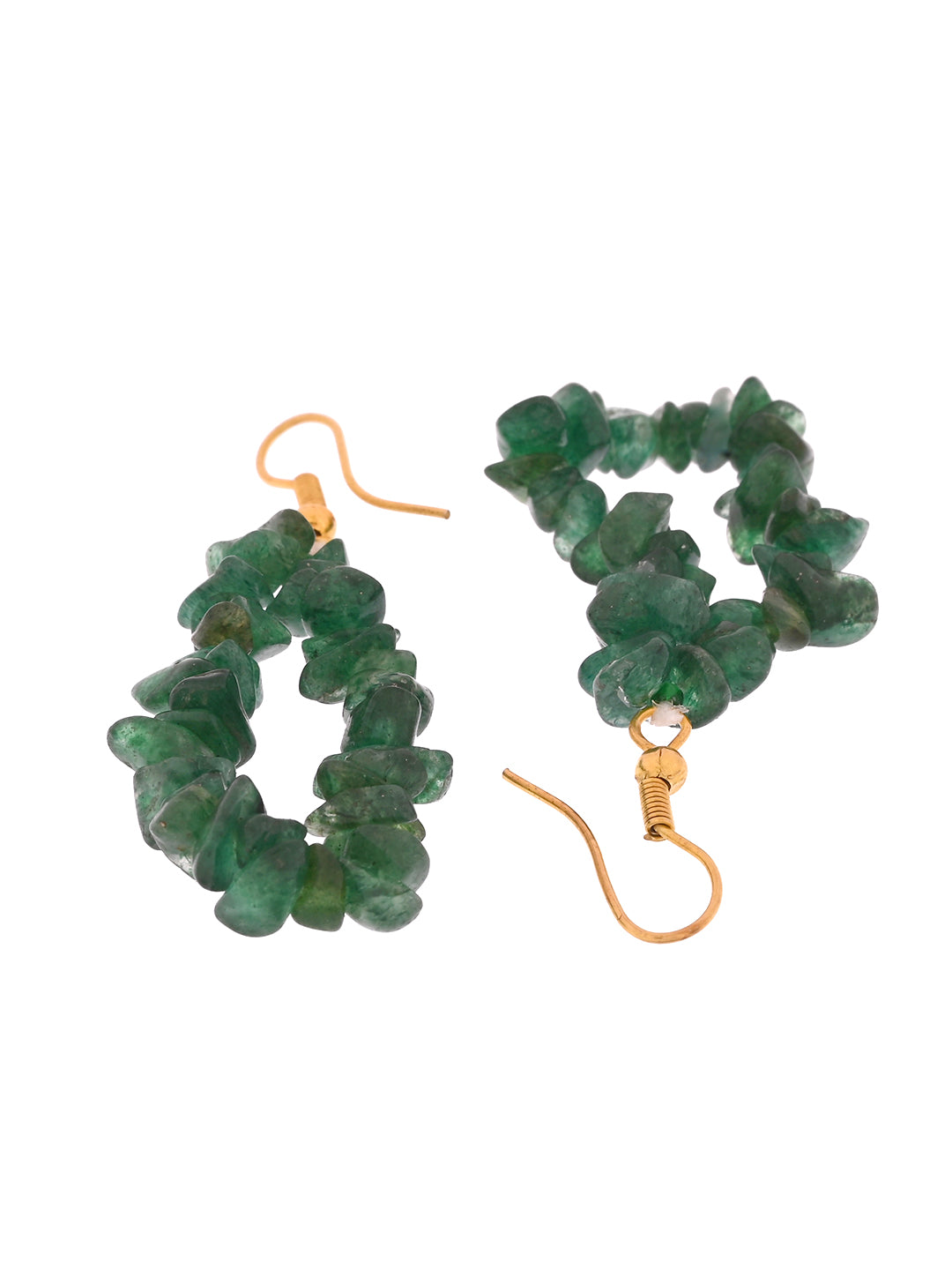 Semi-Precious Stone Multi-Layer Necklace set with Earrings | Handmade Boho Gemstone Style Jewelry For Women