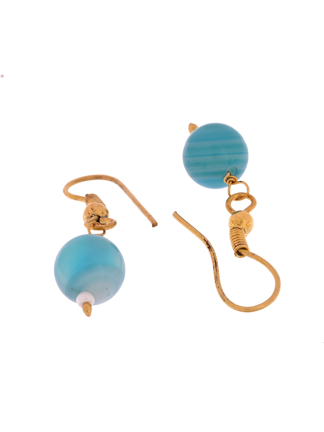 Semi-Precious Stone  Beaded Necklace Set with Earrings | Handmade Adjustable Statement Jewelry For Women